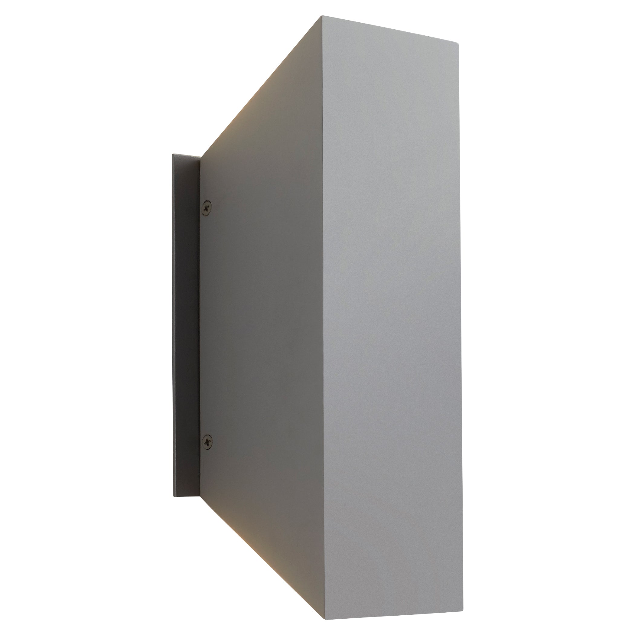 Oxygen Duo 3 702 16 Outdoor Wall Sconce Light Grey - Waterproof Exterior Lighting for Patio, Garden, Porch & Entryway