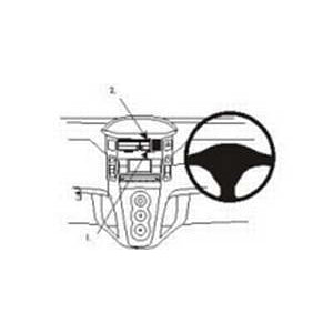 ClicOn No Holes Center Dash Mount for Toyota Yaris (2006-2011) - Secure Phone Holder for Hands-Free Navigation & Driving Safety