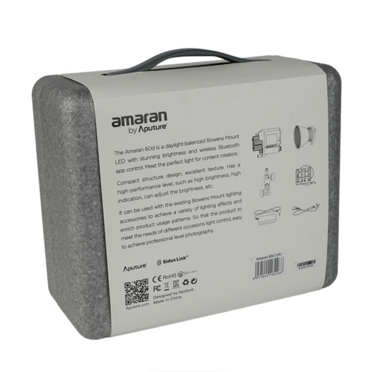 Amaran COB 60D 5600K Daylight LED Video Light - Professional Photography Lighting for Studio, YouTube & Live Streaming