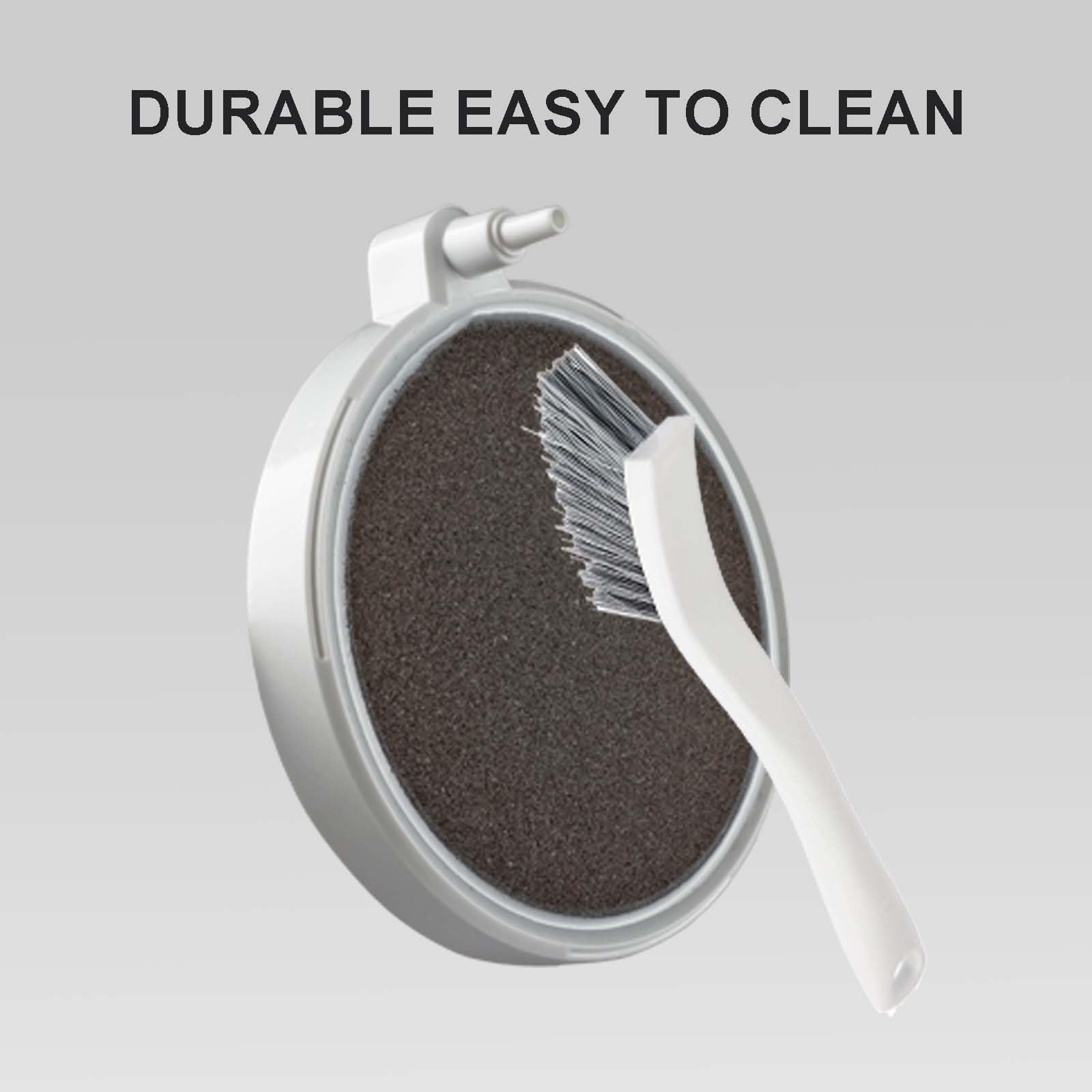 4 Inch Aquarium Air Stone Bubbler - Ultra Quiet Oxygen Diffuser for Fish Tanks (35-100 Gallon) | Creates Super Fine Bubbles | Ideal for Freshwater/Saltwater Aquariums & Hydroponic Systems | Perfect for Betta Tanks, Shrimp Habitats & Plant Growth