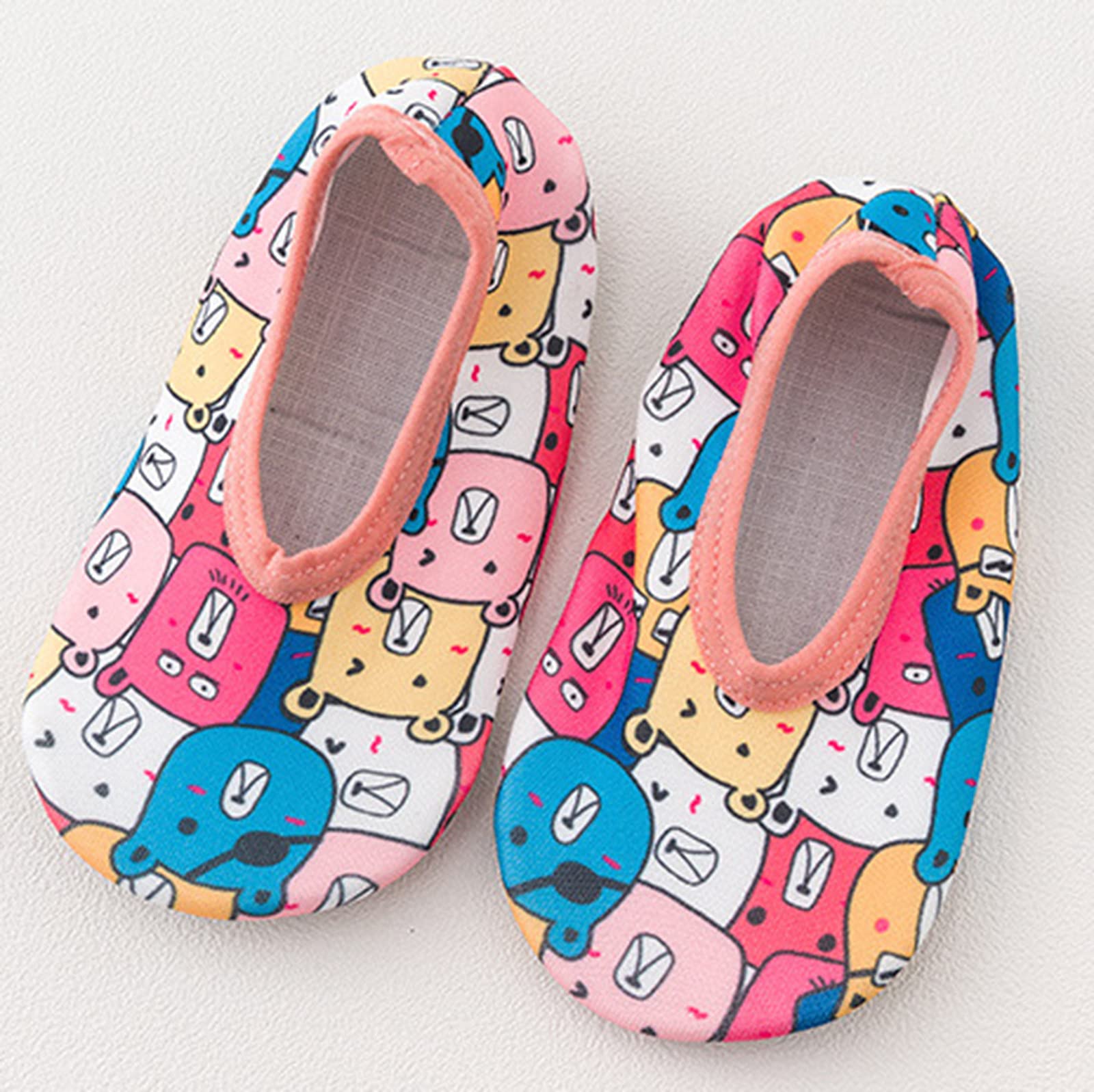 **Gaoqi Baby Water Shoes for Boys & Girls - Non-Slip Barefoot Aqua Socks with Cartoon Design - Perfect for Swimming, Beach, Pool & Outdoor Play**