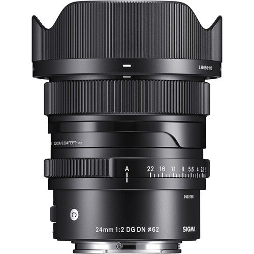 Sigma 24mm f/2 DG DN Contemporary Lens for Sony E & Leica L Mount - Wide Angle Prime Lens for Landscape, Street & Low Light Photography