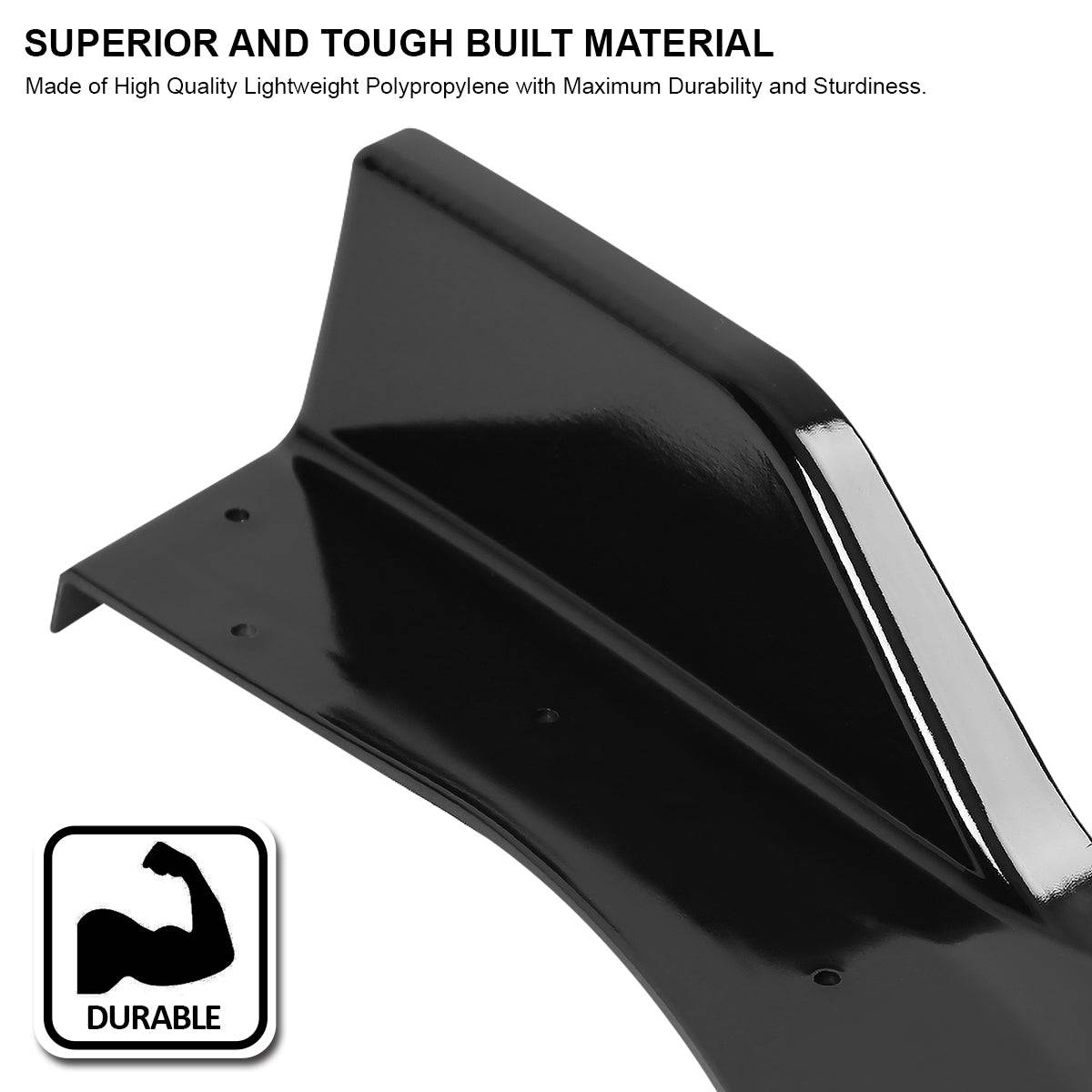 2018-2021 Honda Accord Sedan 4-Door 3-Piece Front Bumper Lip Spoiler - Stylish Car Body Kit for Enhanced Aerodynamics & Sporty Look - Perfect for Street Racing & Car Shows