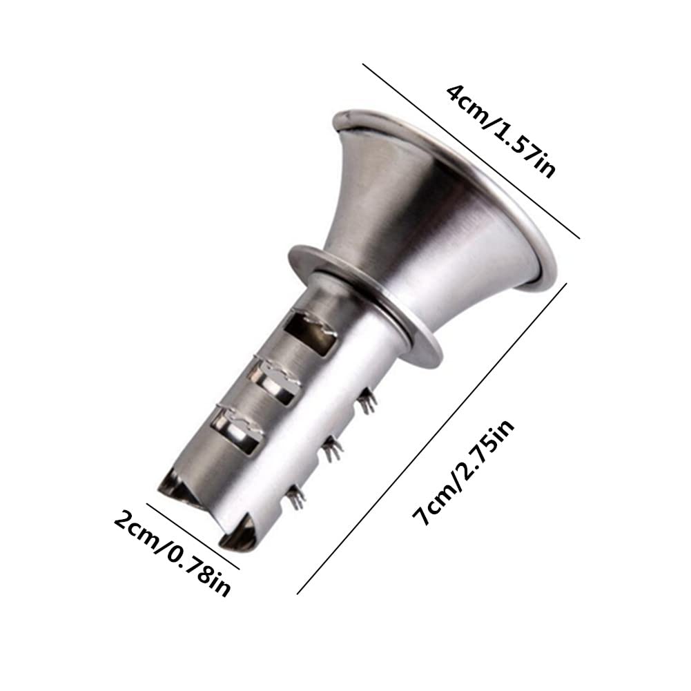 Premium Stainless Steel Manual Lemon Juicer - Handheld Citrus Squeezer for Orange, Lime & Grapefruit - Perfect for Cocktails, Baking & Fresh Juice Making