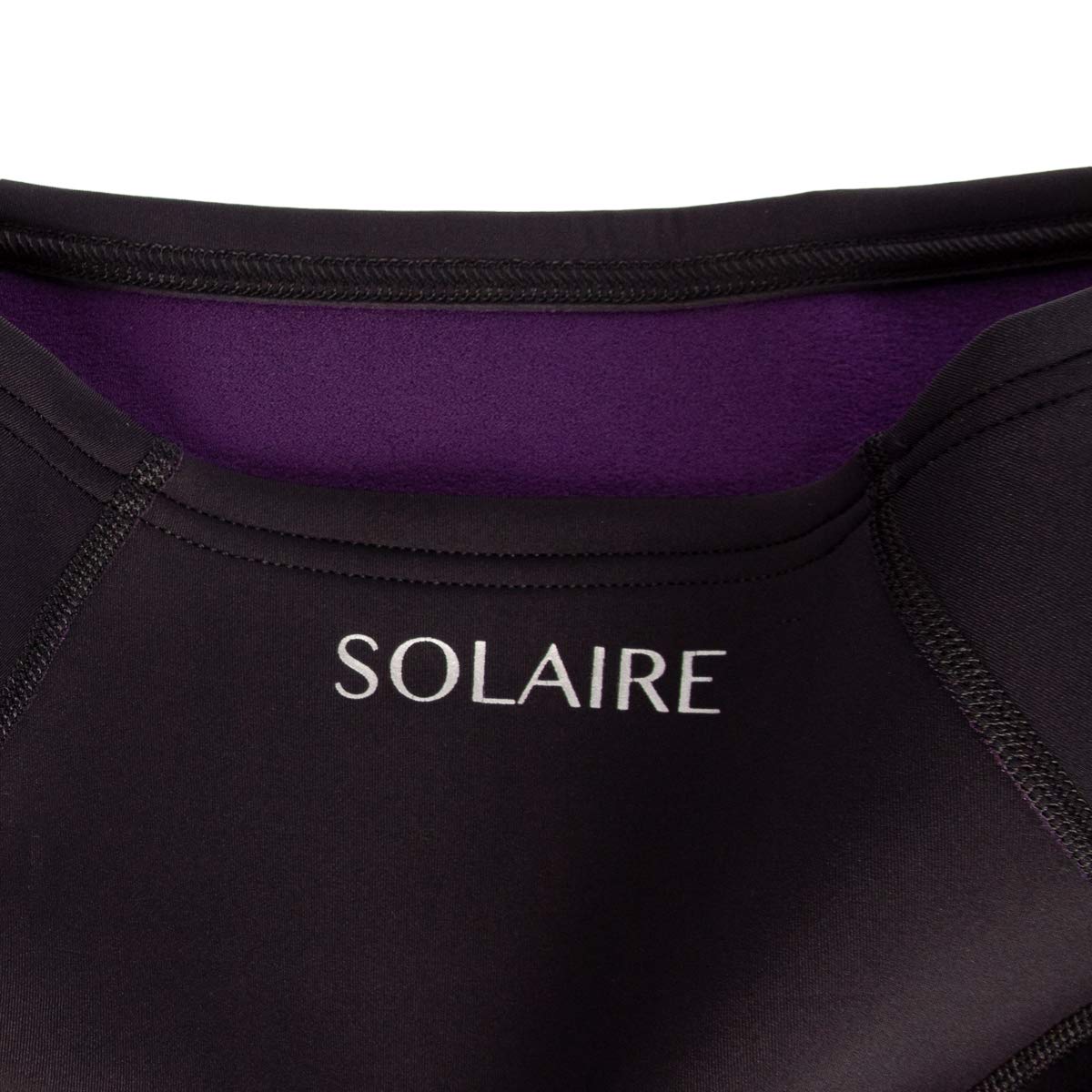 Solaire Women's High Waisted Workout Leggings - Gym Yoga Running Athletic Pants - Breathable Black Sports Leggings for Training & Active Lifestyle