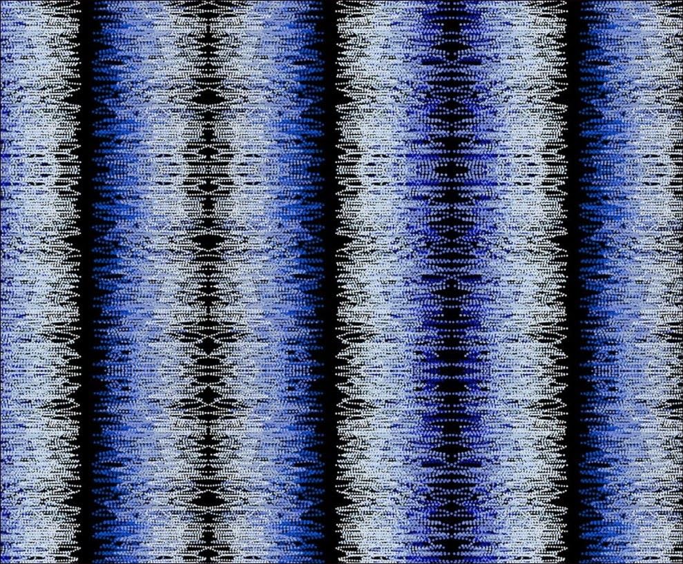 Blue and Brown Shadow Illusion Quilt Kit - Pre-Cut Fabrics Ready to Sew | DIY Quilting Project for Home Decor & Gift Giving