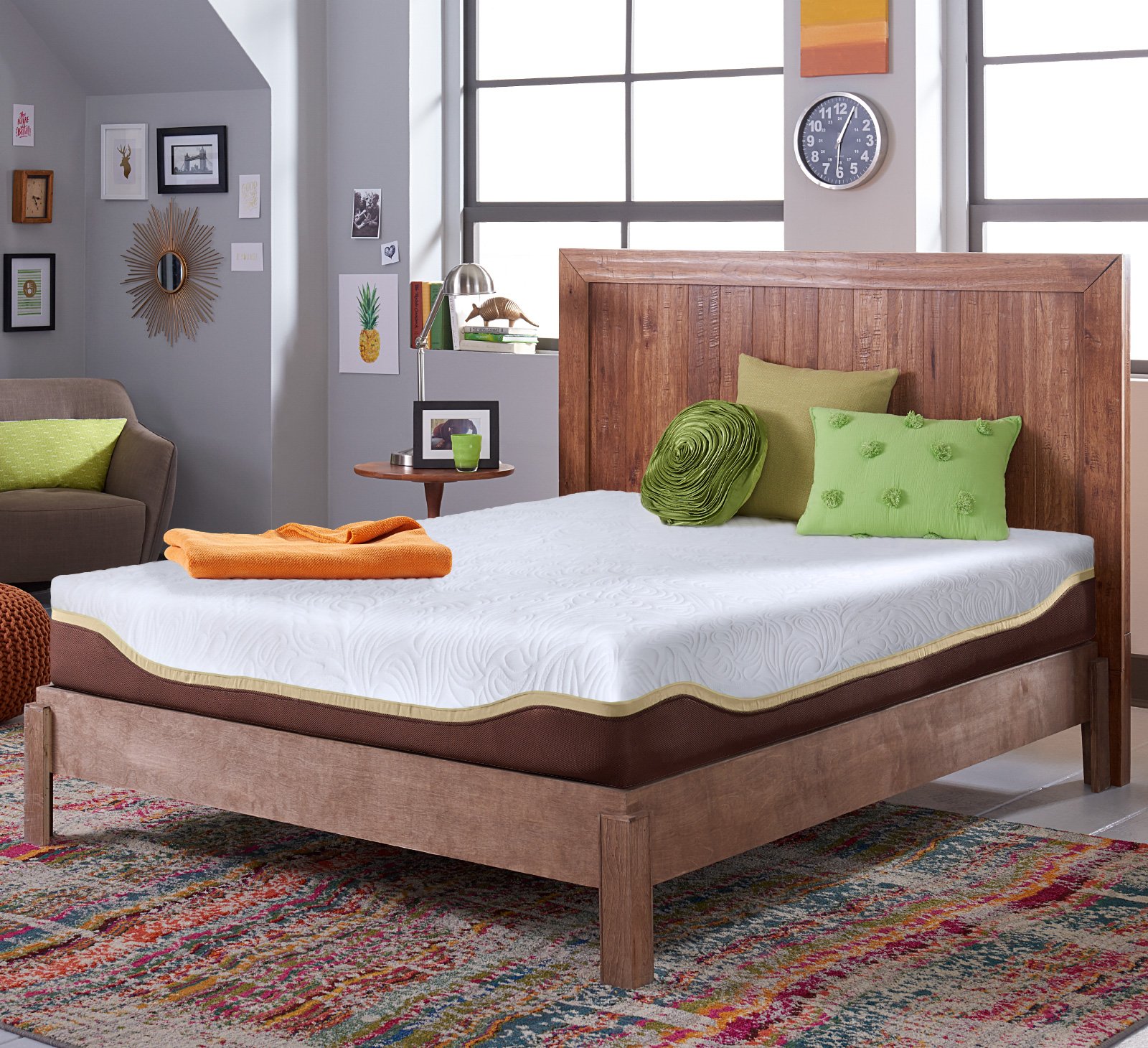 Live and Sleep Elite 8-Inch Twin Gel Memory Foam Mattress in a Box - Cooling, Pressure Relieving Firm Support - CertiPUR-US Certified - Perfect for Kids' Rooms, Guest Beds & Small Spaces