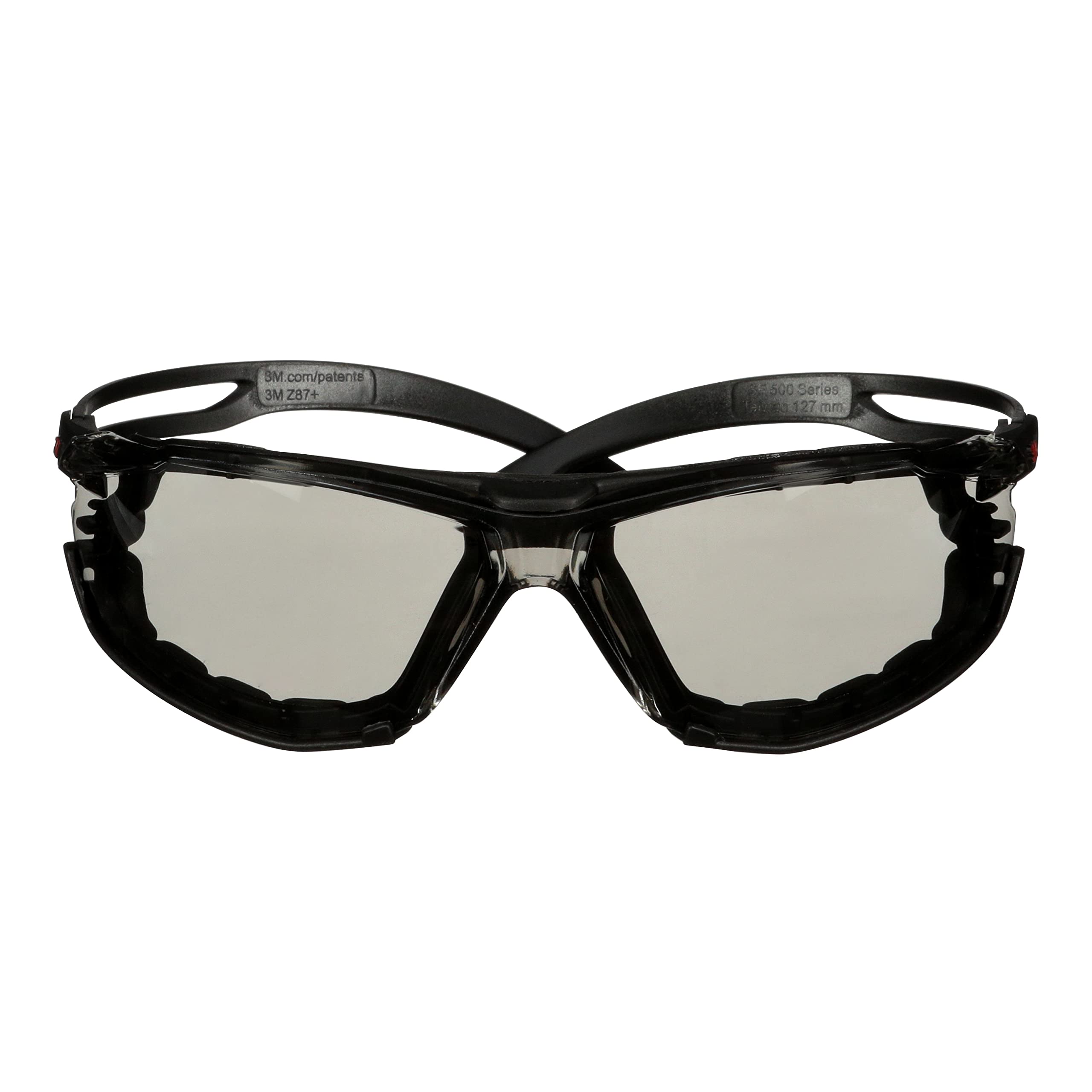 SecureFit 500 Series Safety Glasses - 20 Pack ANSI Z87.1 Certified Impact Resistant Eyewear with Anti-Fog Scotchgard Lens, Adjustable Ratchet Temples & Foam Gasket - Ideal for Construction, Woodworking, Lab Work & Outdoor Sports Protection