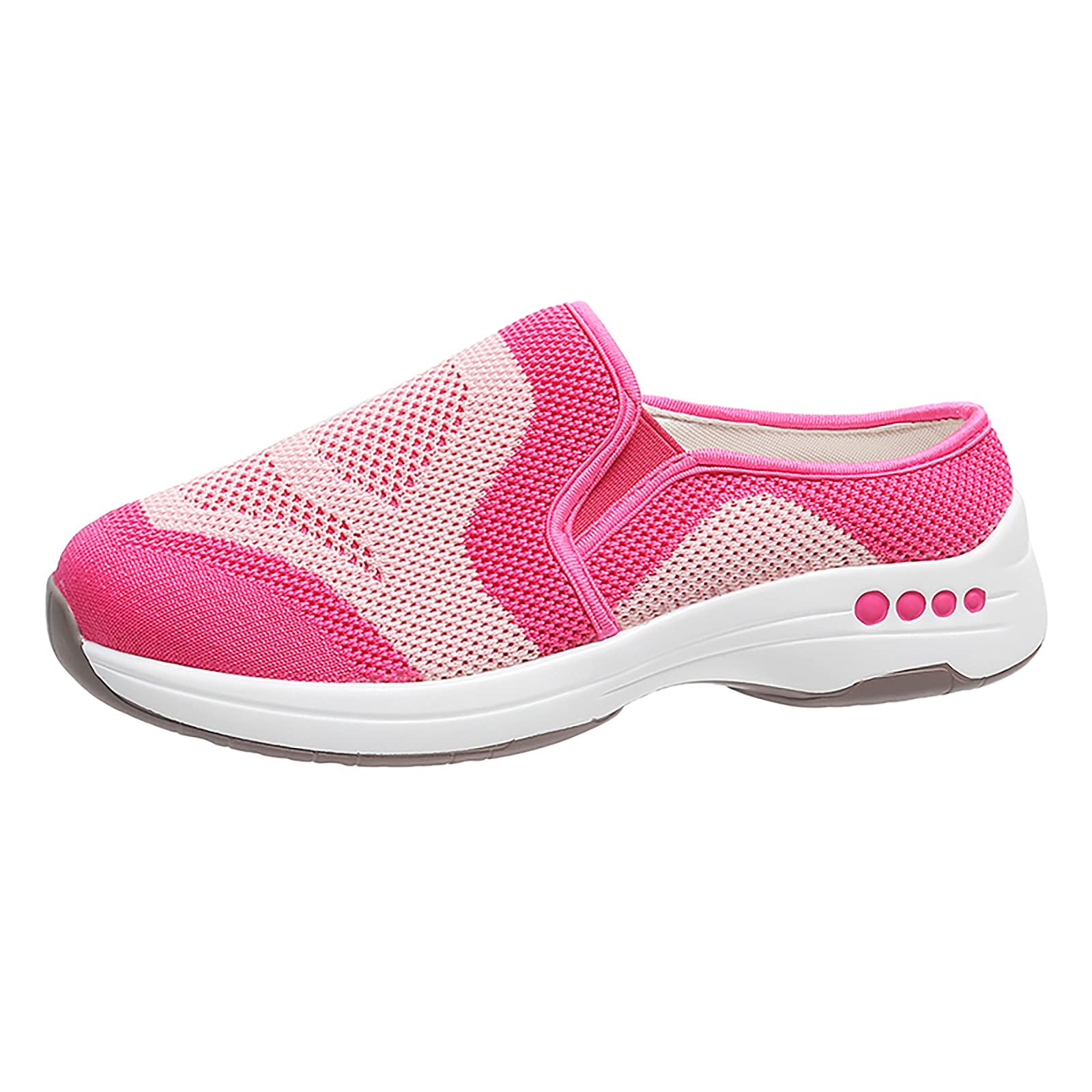 Women's White Wedge Toe Sneakers - Fashion Round Toe Casual Shoes for Everyday Wear | Perfect for Work, Walking & Outfits