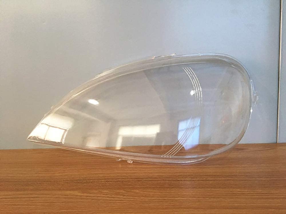 Benz W163 Headlight Cover 1998-2005 ML320 ML350 ML430 - Clear Lens Replacement for 4-Door SUVs