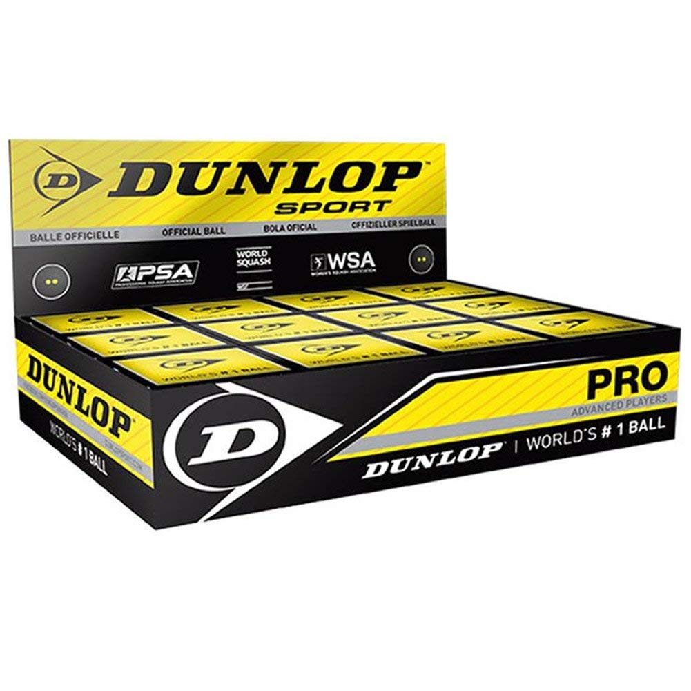 Dunlop Sports Pro XX Squash Ball - High Performance Competition Squash Balls for Professional Players | Perfect for Tournament Play & Training Sessions