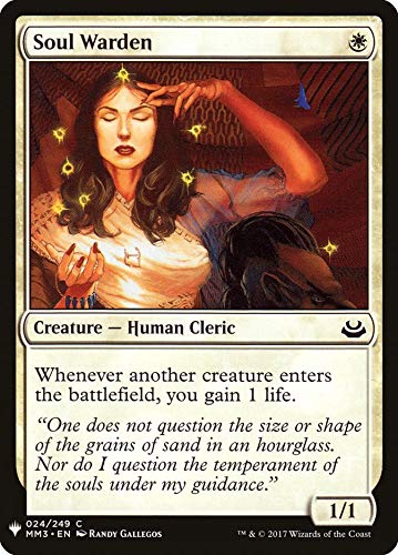 Magic: The Gathering - Soul Warden Card from Mystery Booster & Modern Masters 2017 | MTG Collectible Trading Card Game | Perfect for Deck Building & Tournaments