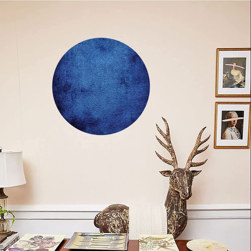 Navy Blue Ceramic Plates Set - 10 Inch Decorative Dinner Plates with Unique Martian Alien Skin Texture - Perfect for Dining, Parties, Weddings & Home Decor