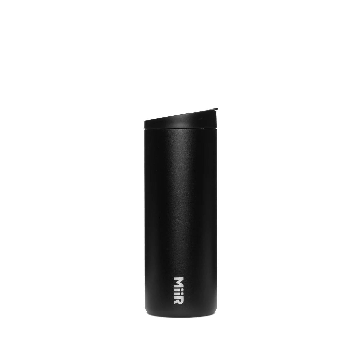 MiiR Flip Traveler 16oz Insulated Stainless Steel Water Bottle - Black | Leakproof & BPA-Free | Perfect for Hiking, Camping & Daily Commute
