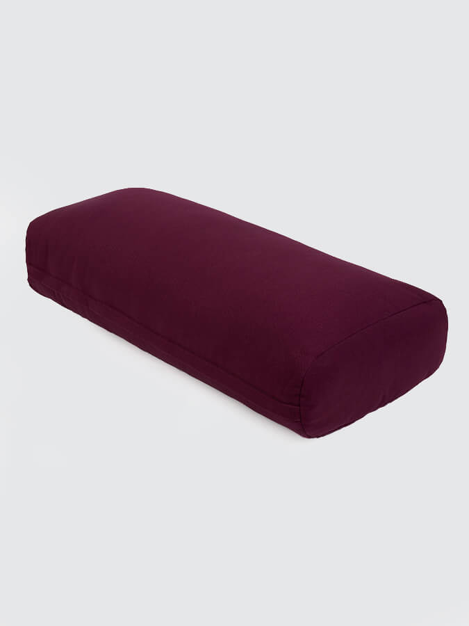Premium Yoga Bolster Cushion - Lightweight Rectangular Meditation Pillow for Yoga Studio, Home Practice & Relaxation - Ideal for Yin Yoga, Restorative Poses & Stress Relief