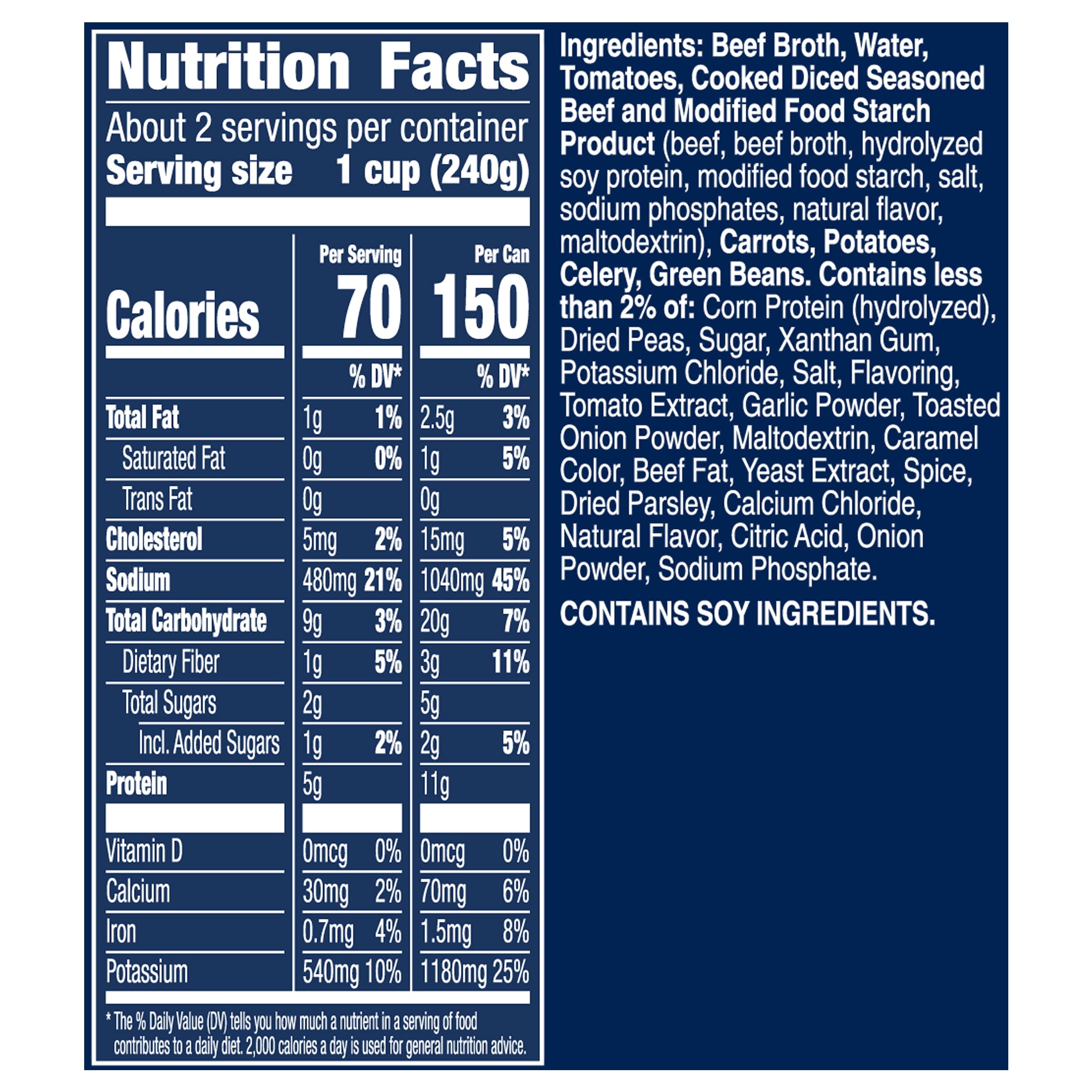 Progresso Light Beef Pot Roast Soup - Gluten Free, Low Calorie, 18.5 oz Can (Pack of 12) | Hearty Comfort Food for Quick Lunches, Easy Dinners & Emergency Pantry Meals