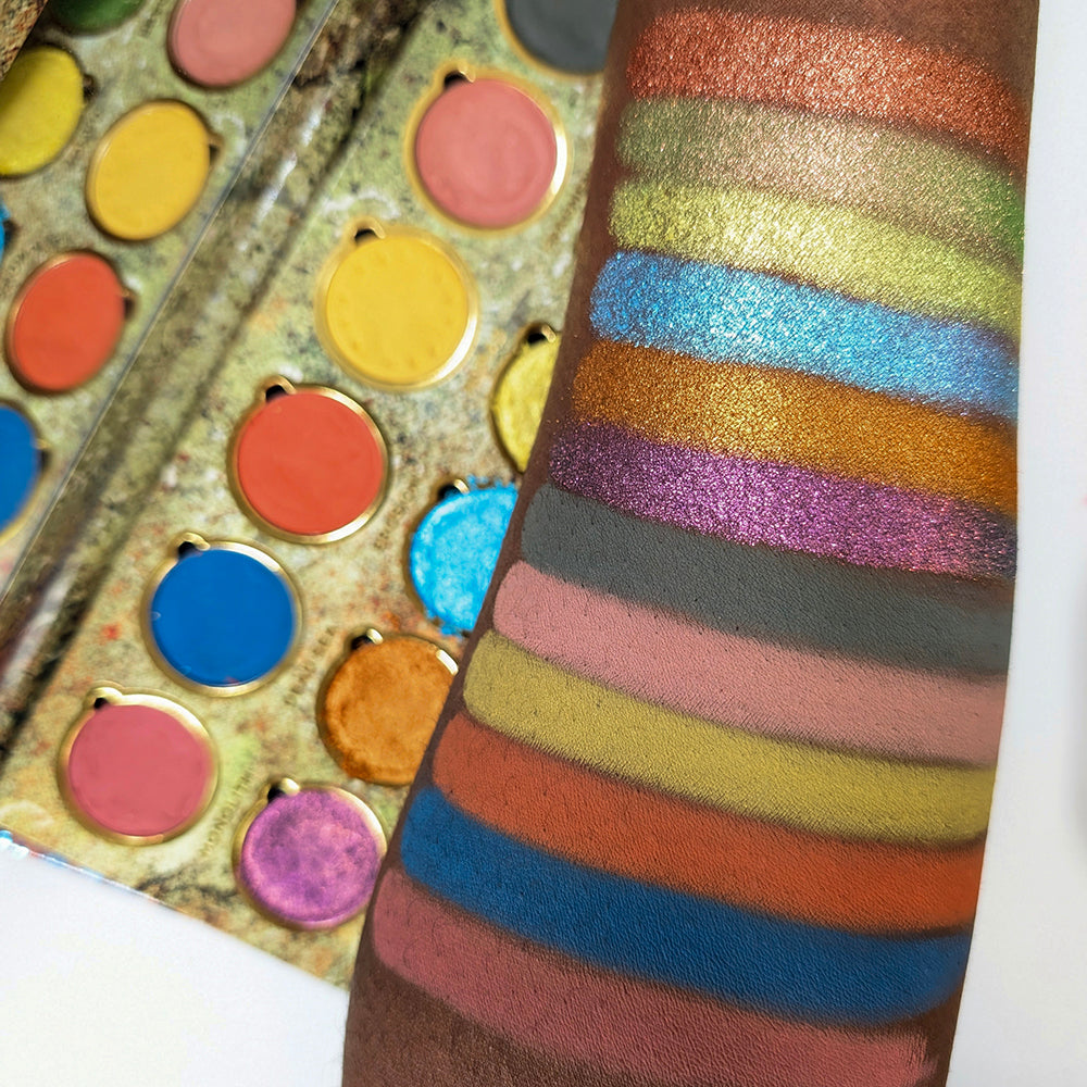 Archeo Palette - Premium Makeup Eyeshadow Palette with 12 Highly Pigmented Shades | Perfect for Professional Makeup Artists & Everyday Glam Looks | Ideal for Parties, Weddings & Special Occasions