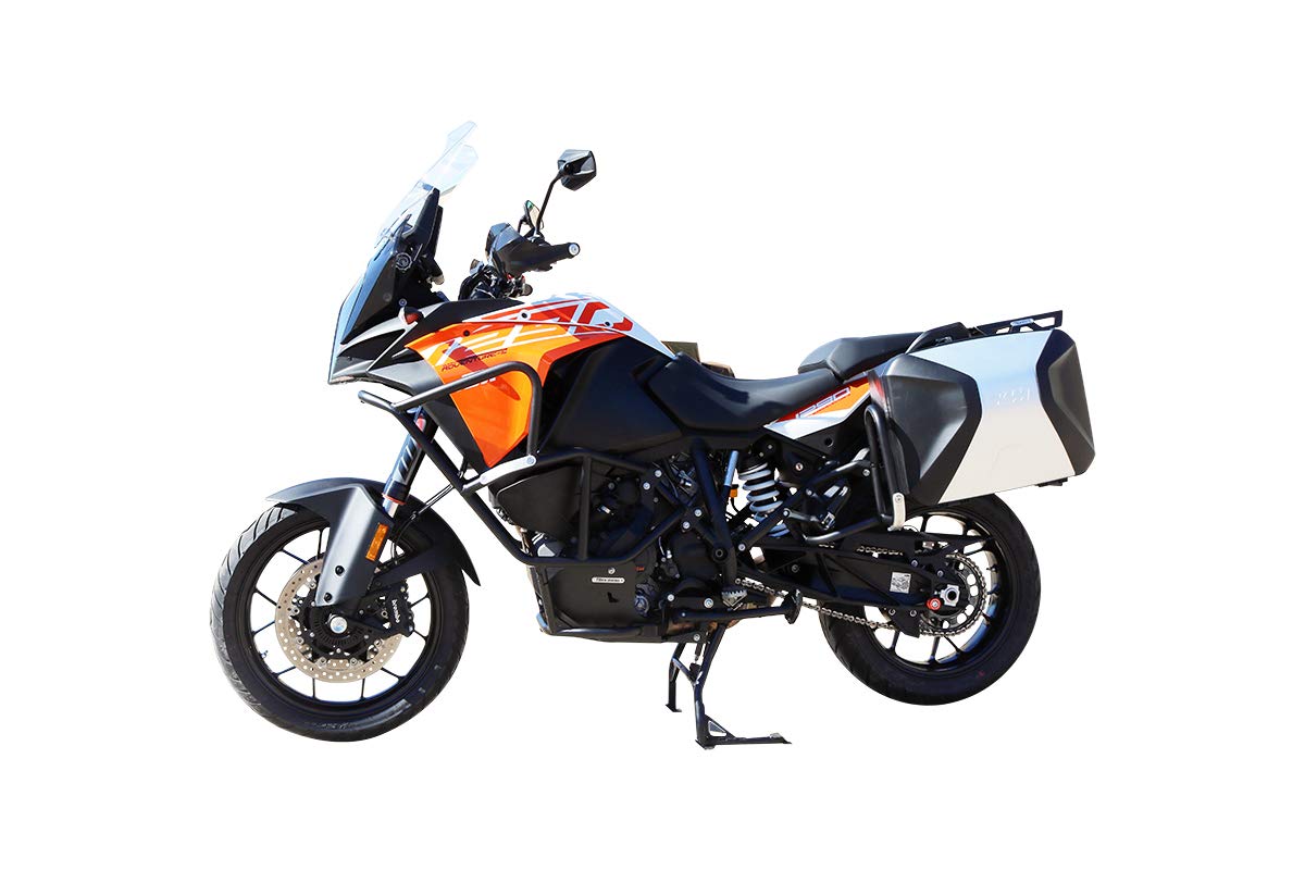 T-Rex Racing Motorcycle Luggage Guards for KTM 1190 Adventure & 1290 Super Adventure R/S/T - Durable Orange Side Case Protectors | Perfect for Off-Road Touring & Adventure Riding