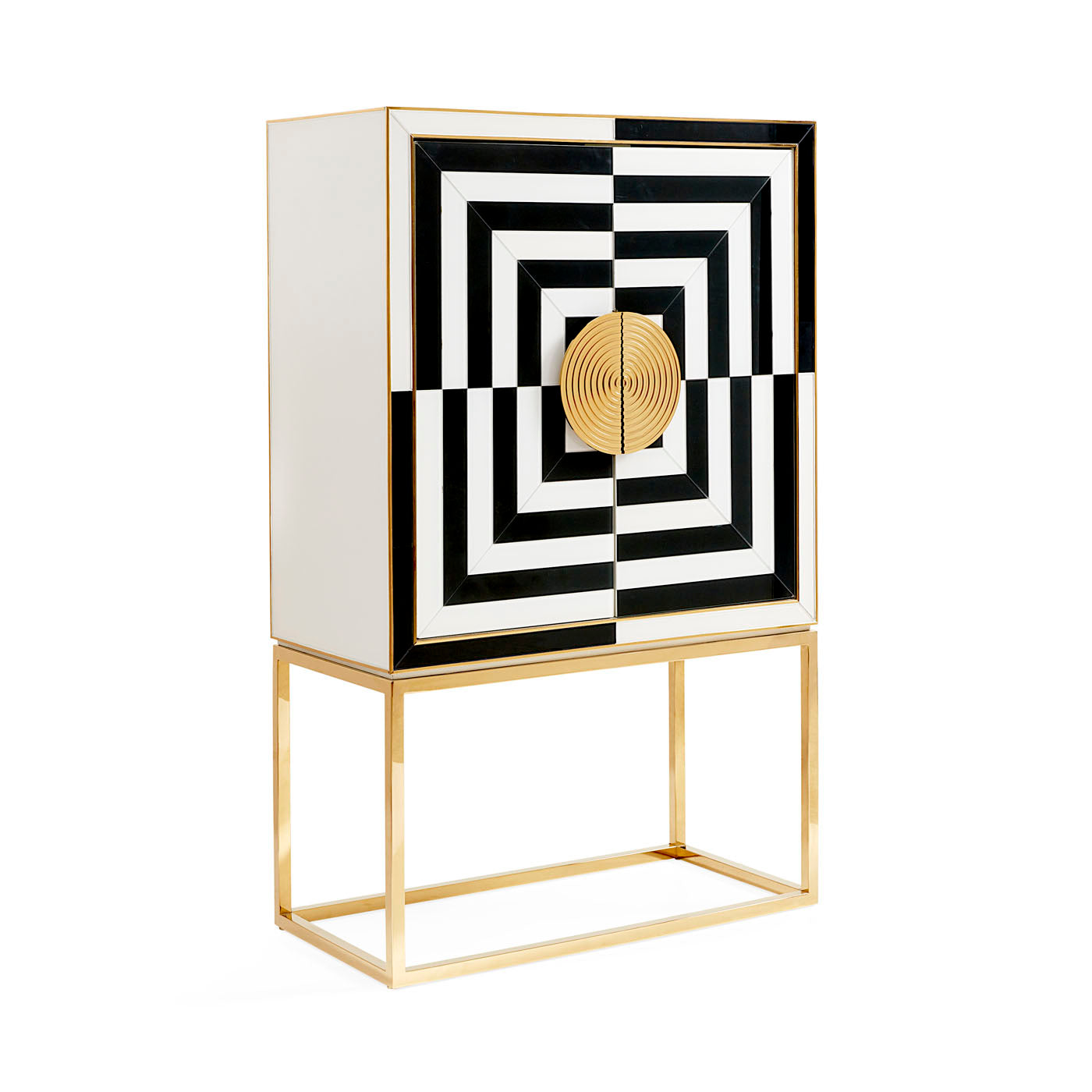 Op Art Bar - Modern Abstract Wall Decor for Living Room, Bedroom & Office - Unique Handmade 3D Art Piece for Home & Office Decor