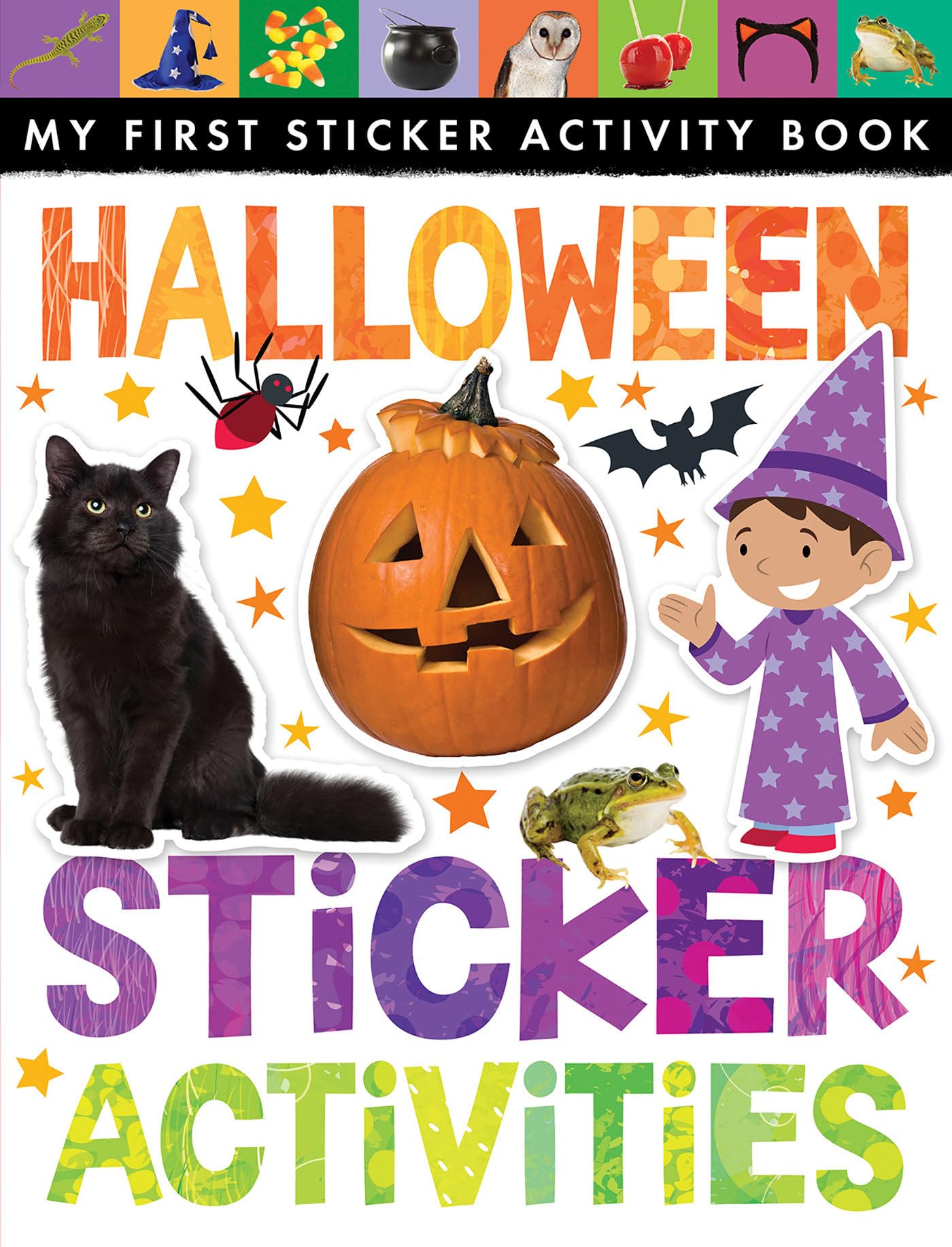 Halloween Sticker Activity Book for Kids - Fun Learning & Play