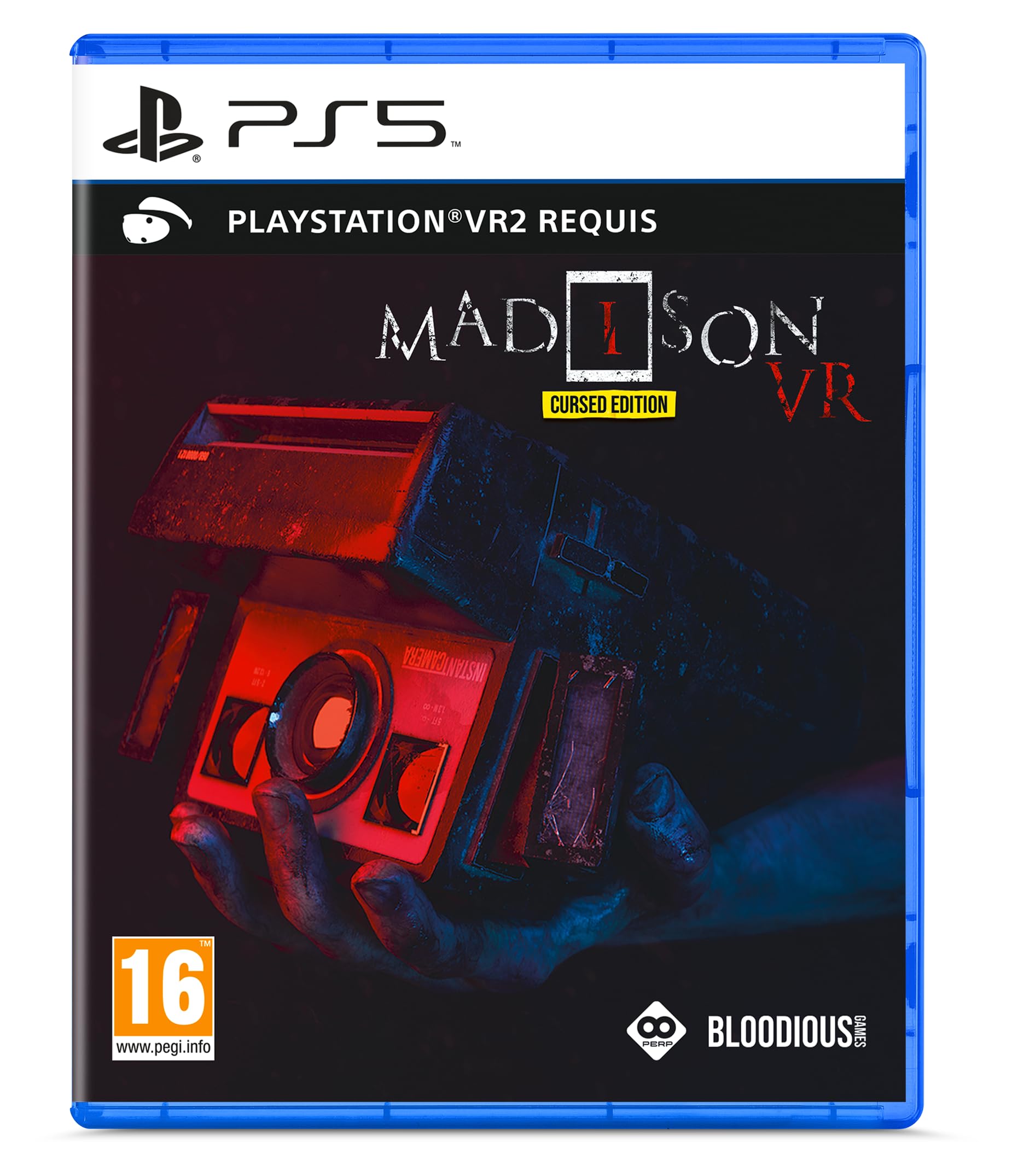 Madison VR Cursed Edition for PS5 - Virtual Reality Headset with 3D Audio & Motion Tracking | Perfect for Horror Games, Action Adventures & Immersive Gaming Experience