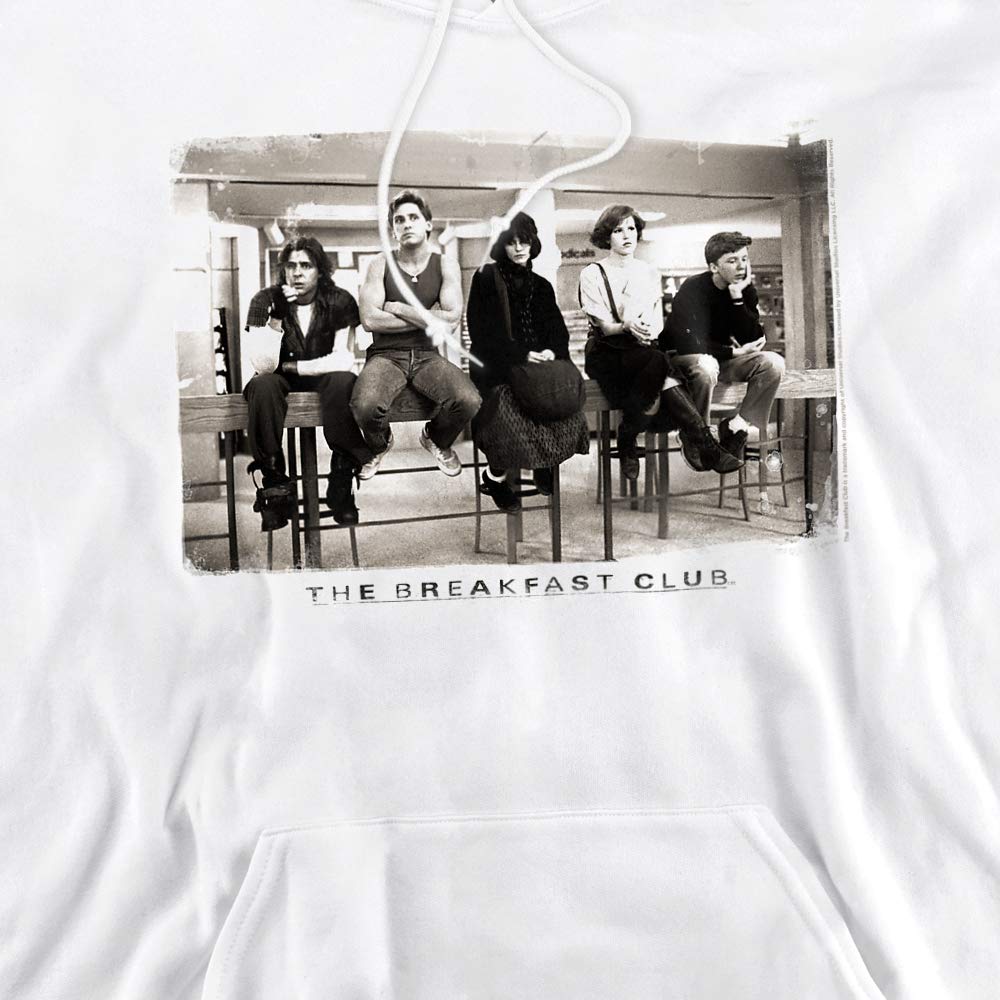 Trevco The Breakfast Club Mug Design Unisex Adult Pullover Hoodie - Soft & Comfortable for Casual Wear, Movie Nights & Gifts