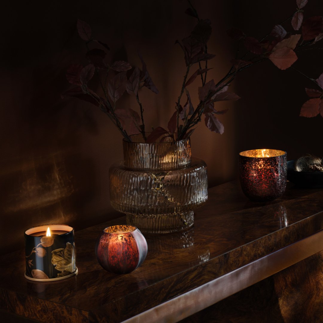 Midnight Pumpkin Scented Tin Candle - Fall Home Decor, Halloween & Thanksgiving Aromatherapy - Perfect for Cozy Evenings, Gift Giving & Seasonal Ambiance