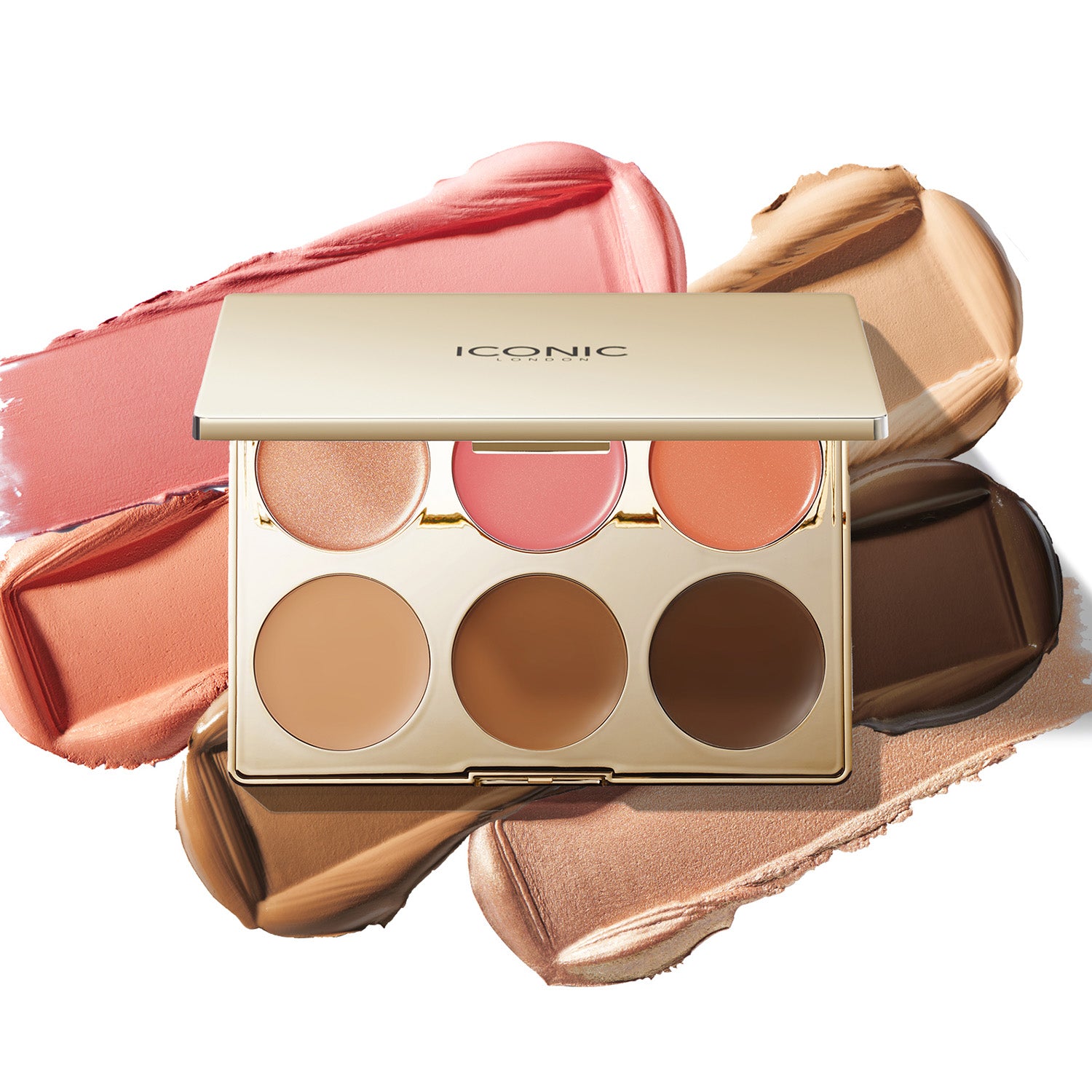 Best Cream Face Palette for Makeup - High Pigment Blendable Cream Blush, Contour & Highlighter Kit - Perfect for Daily Use & Professional Makeup Artists