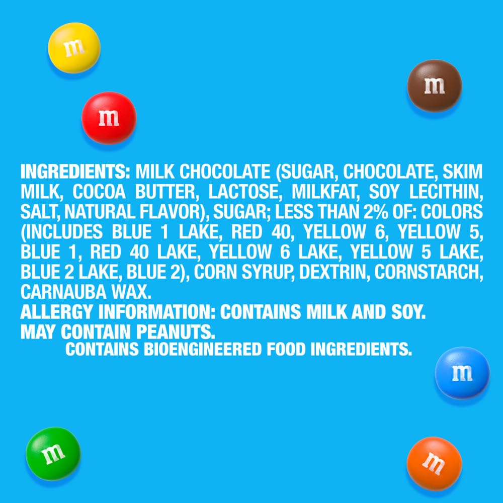 M&M'S MINIS Milk Chocolate Candy - Bulk 3 lbs Bag for Parties, Halloween, Easter & Office Snacks