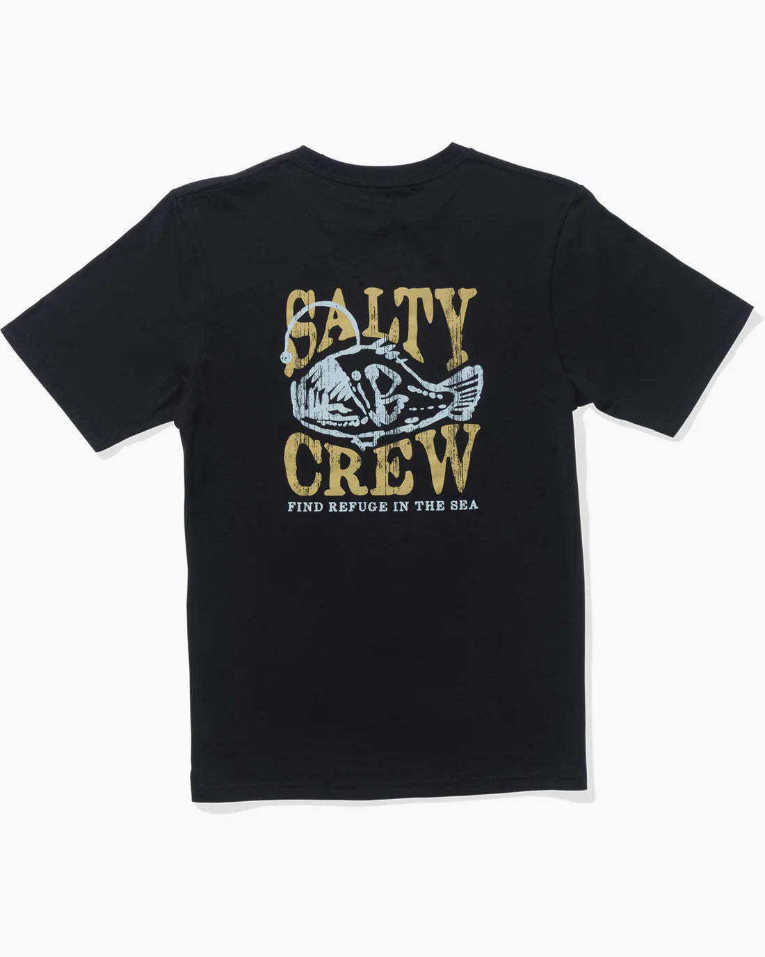 Salty Crew Briny Boys T-Shirt - Comfortable Men's Graphic Tee for Surfing, Fishing & Beach Outfits