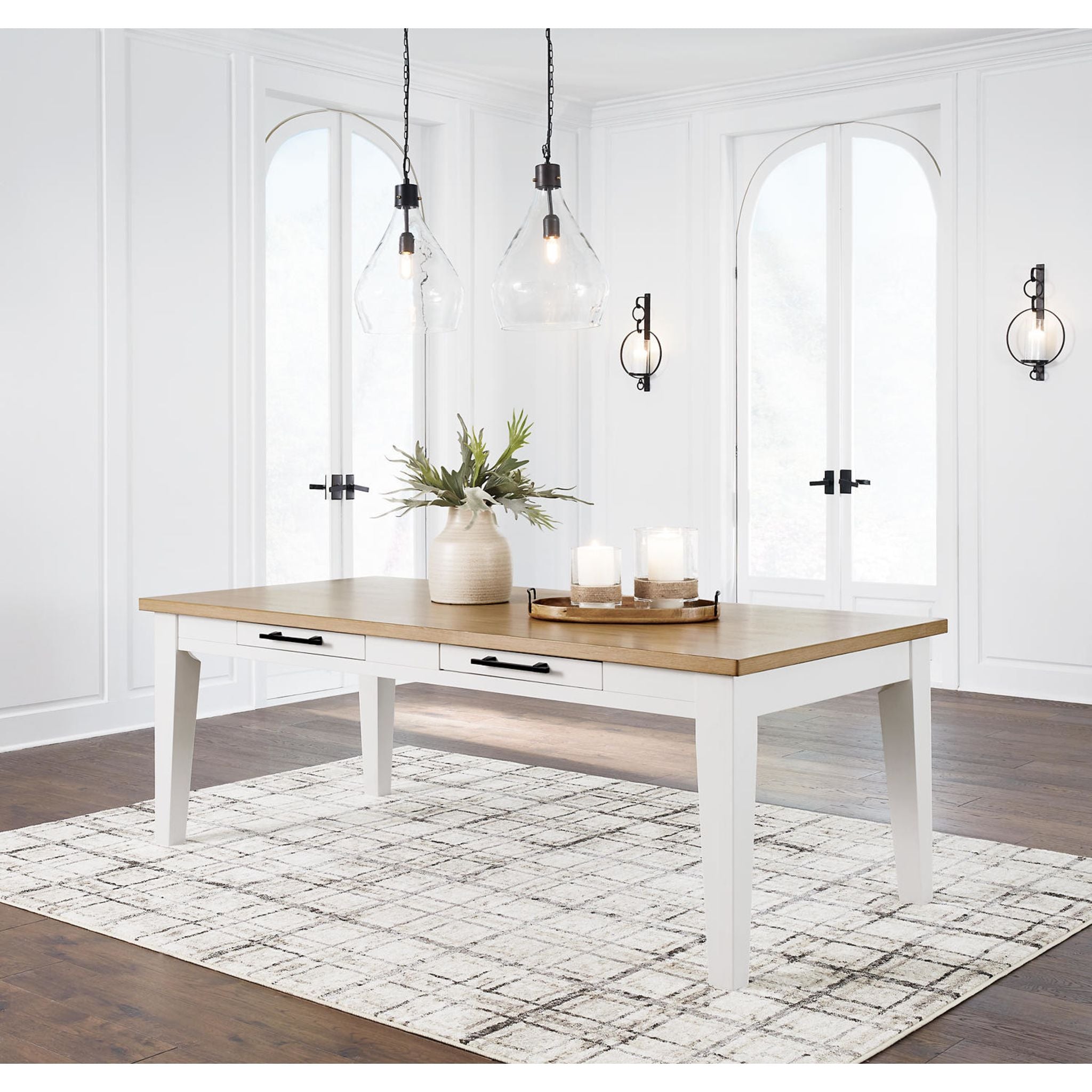 Ashbryn 5-Piece Modern Dining Set with Table and 4 Chairs - Perfect for Small Spaces, Apartments & Family Meals