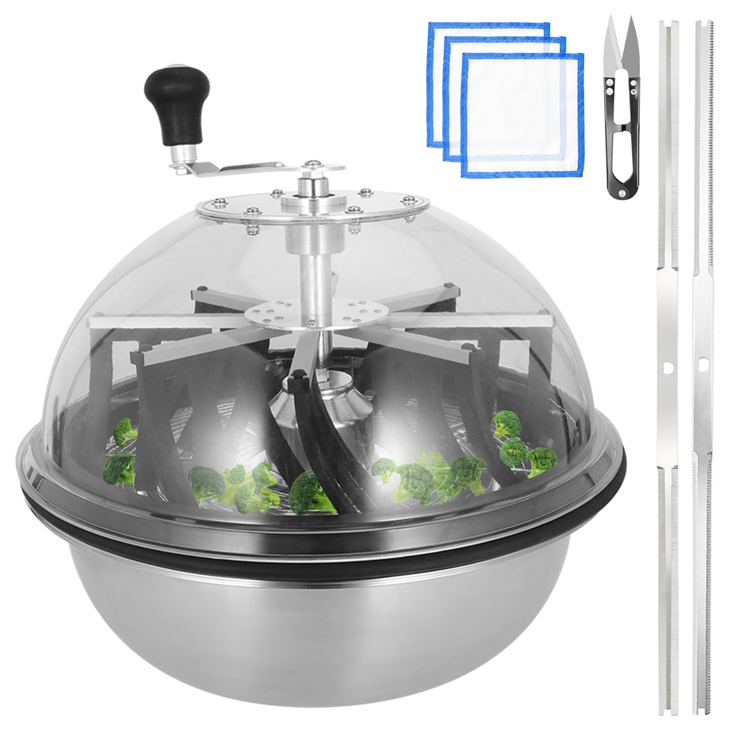 ZWANG 16-Inch Leaf Bowl Trimmer with Upgraded Gears - Efficient Bud & Flower Trimming Tool for Harvesting, Gardening & Home Growers