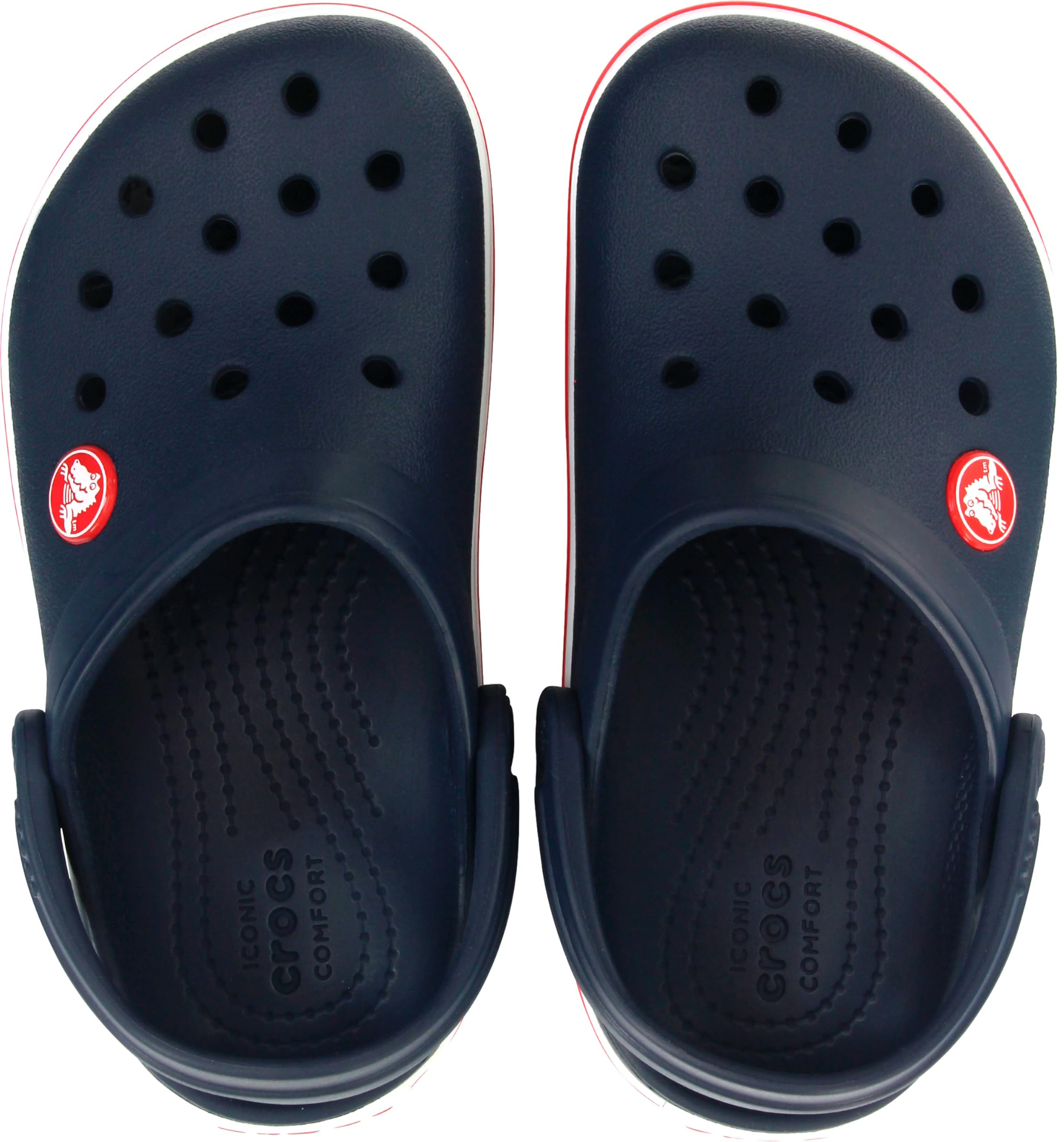 Crocs Unisex Kids Crocband Clogs | Comfortable Lightweight Slip-On Water Shoes for Boys & Girls | Perfect for Beach, Pool, School & Outdoor Play