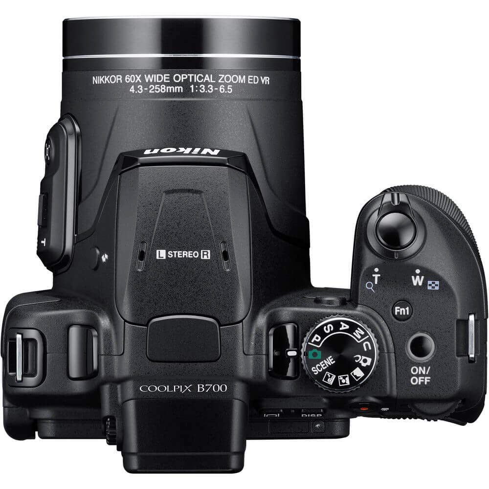 Nikon COOLPIX B700 20.2MP 4K UHD Digital Camera with 60x Optical Zoom, WiFi & Bluetooth - Perfect for Travel, Wildlife Photography & Vlogging