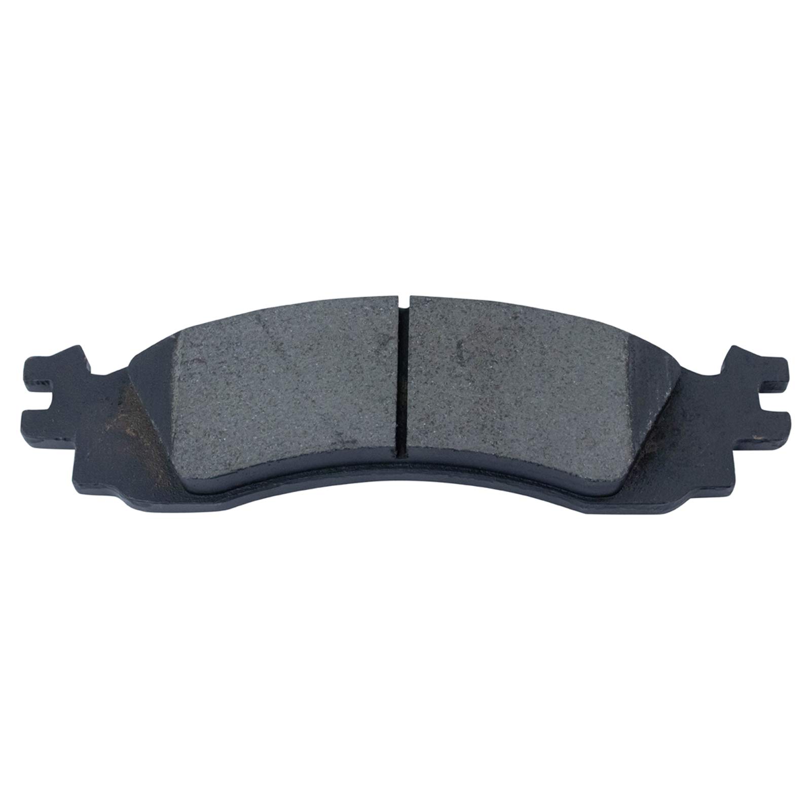 TRQ Front Ceramic Brake Pad Kit with Performance Rotor & Caliper - Compatible with Ford F150, F250, Mustang | High-Temperature Resistance, Low Noise | Perfect for Off-Roading, Towing & Daily Driving