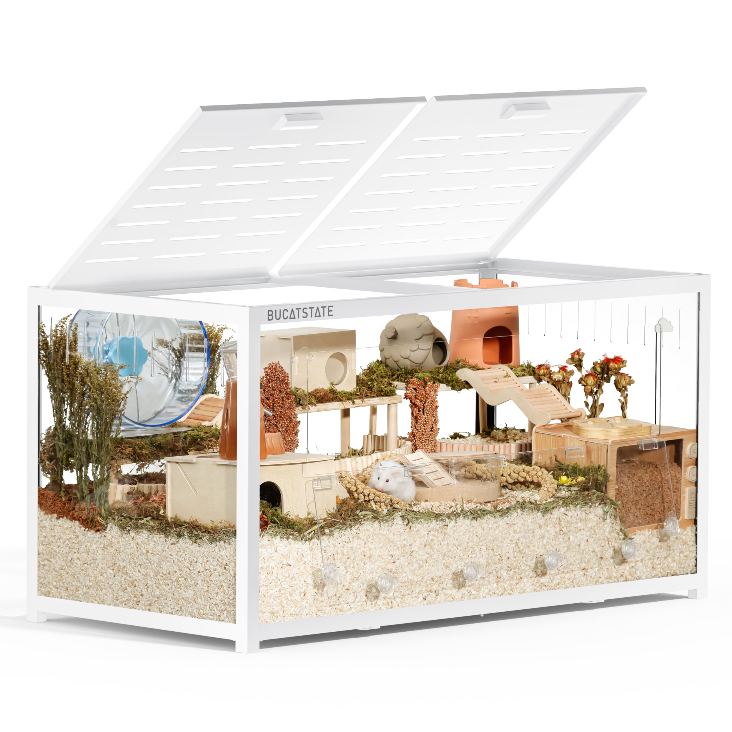 BUCATSTATE Large Metal Hamster Cage 47