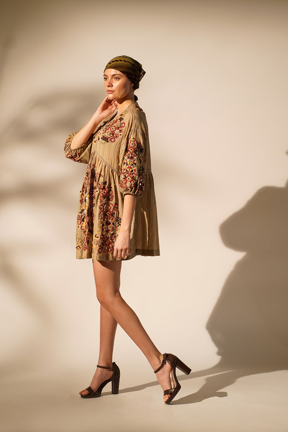 Khadi Short Dress for Women - Comfortable & Stylish Summer Casual Wear - Perfect for Beach, Vacation, and Everyday Outfits