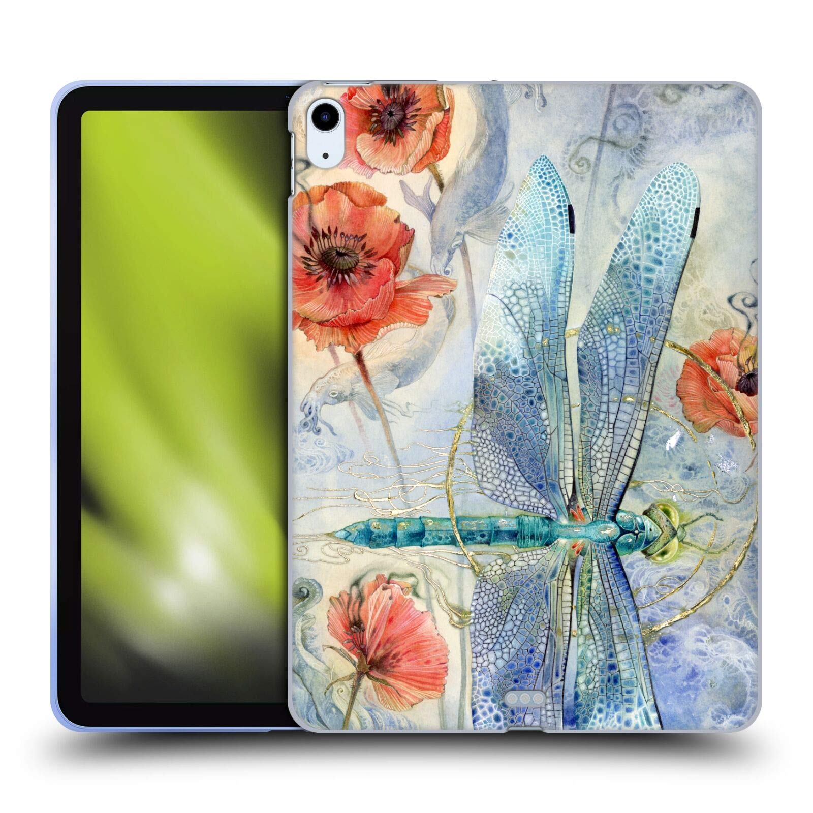 Stephanie Law When Flowers Dream Immortal Ephemera iPad Air Case | Premium Soft Gel Cover for Apple iPad Air 2020 / 2022 | Artistic Protective Case for Work, Travel & Home Use