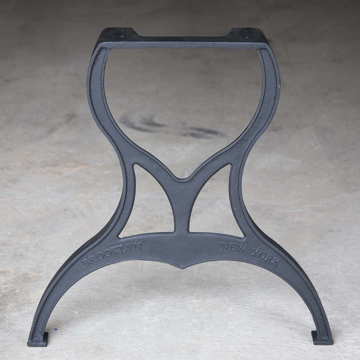 Heavy Duty Cast Iron Dining Table Legs - YW CL 003 - Rustic Industrial Style Table Supports for Kitchen, Restaurant & Outdoor Furniture (Set of 4)