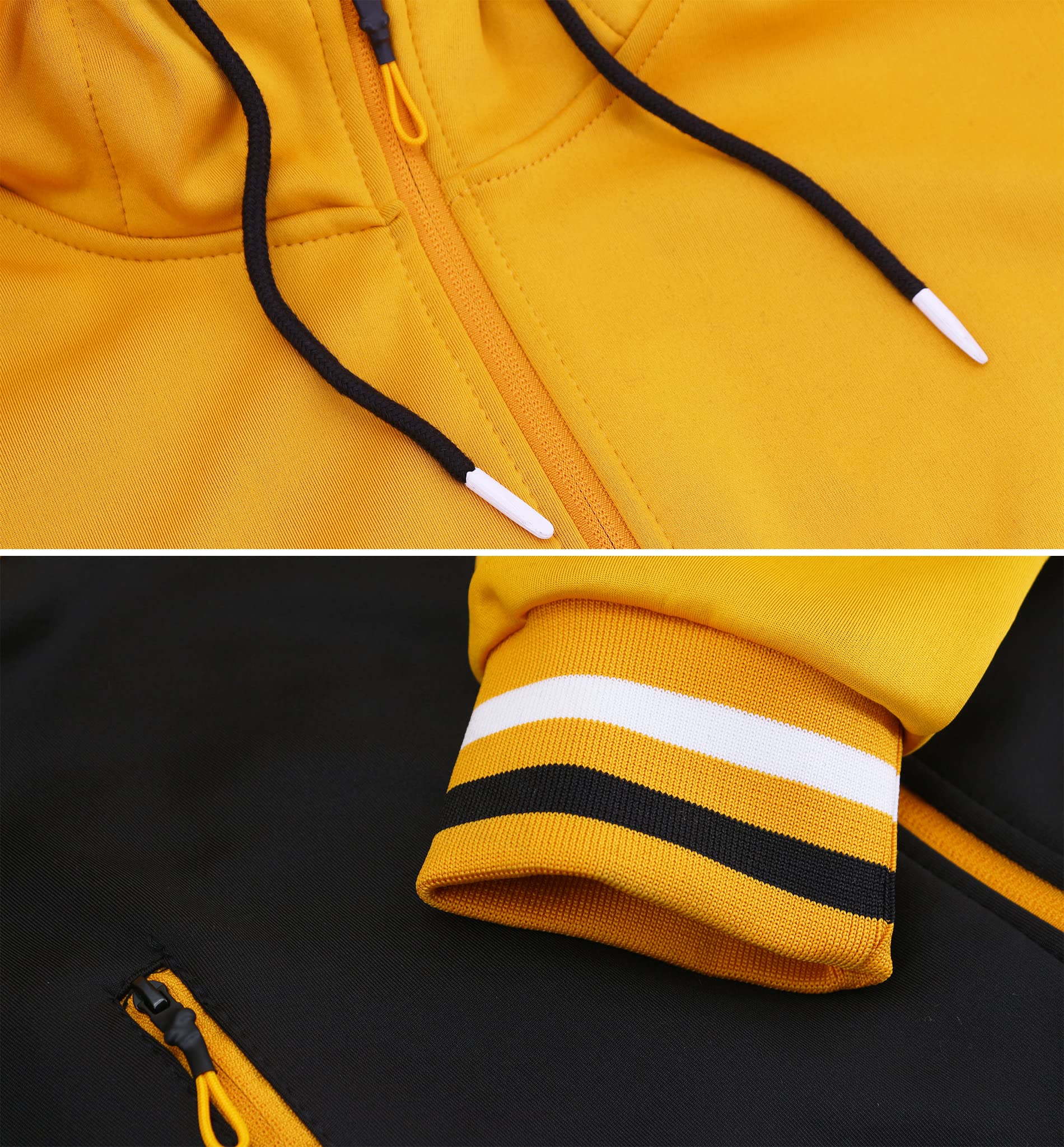 Men's Two-Tone Athletic Sweat Tracksuit Set - Running Jogging Gym Workout Outfit for Sports & Casual Wear | Perfect for Training, Fitness & Street Style