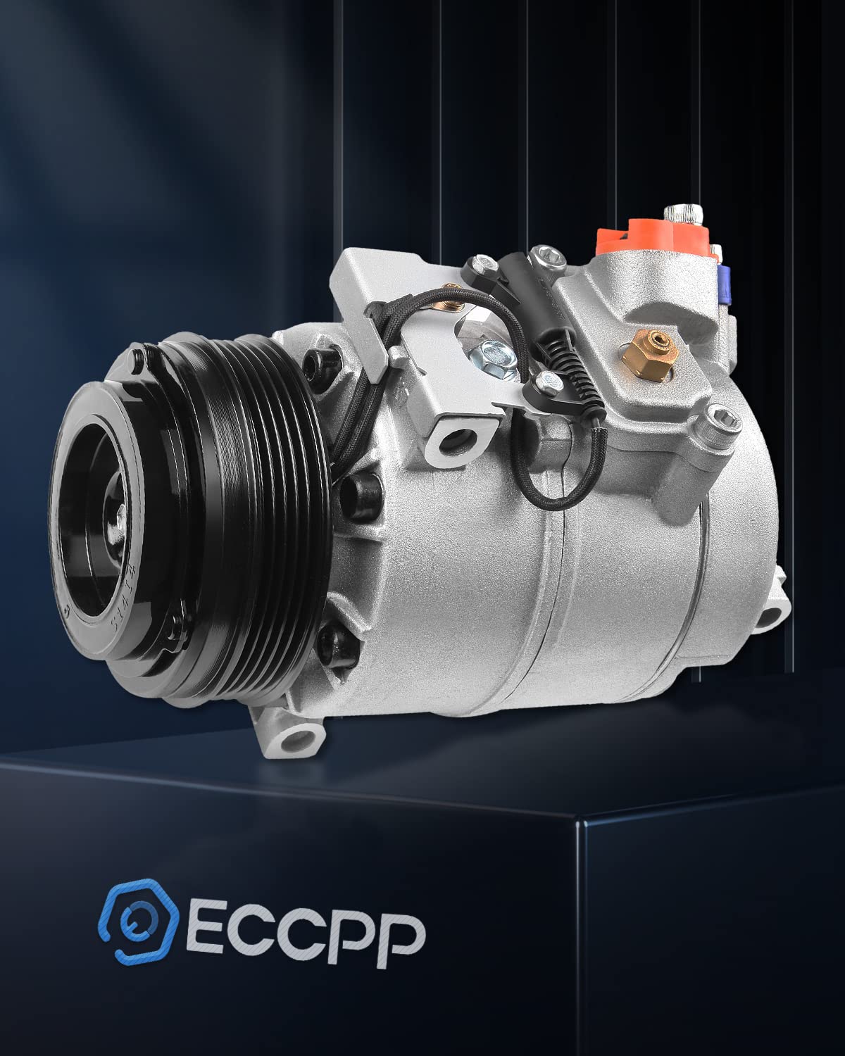 ECCPP AC Compressor Replacement for BMW 323Ci 323is 325Ci 328Ci 330i M3 Z8 (1997-2005) - 2.5L & 2.8L Air Conditioning Compressor with Clutch - Perfect for AC System Repair & Summer Cooling