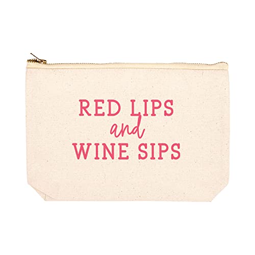 Red Lips And Wine Sips