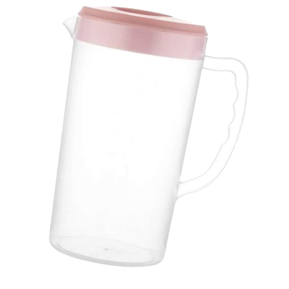 YARNOW 2.5L Plastic Pitcher with Lid - BPA Free Beverage Pitcher for Iced Tea, Cold Water, Coffee, Juice & Drinks - Perfect for Parties, Picnics & Home Use