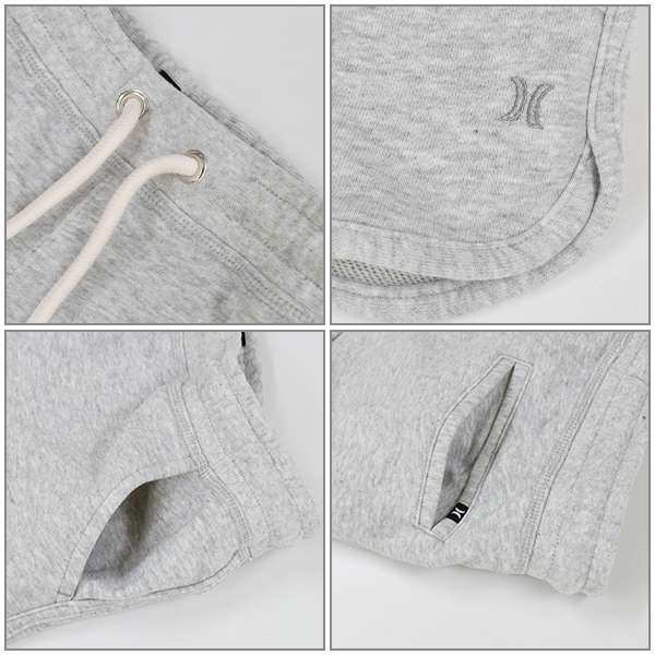 Hurley Women's O&O 2 Inch Walk Shorts - Grey Heather/05A - Comfortable Casual Shorts for Walking, Running & Beach Activities