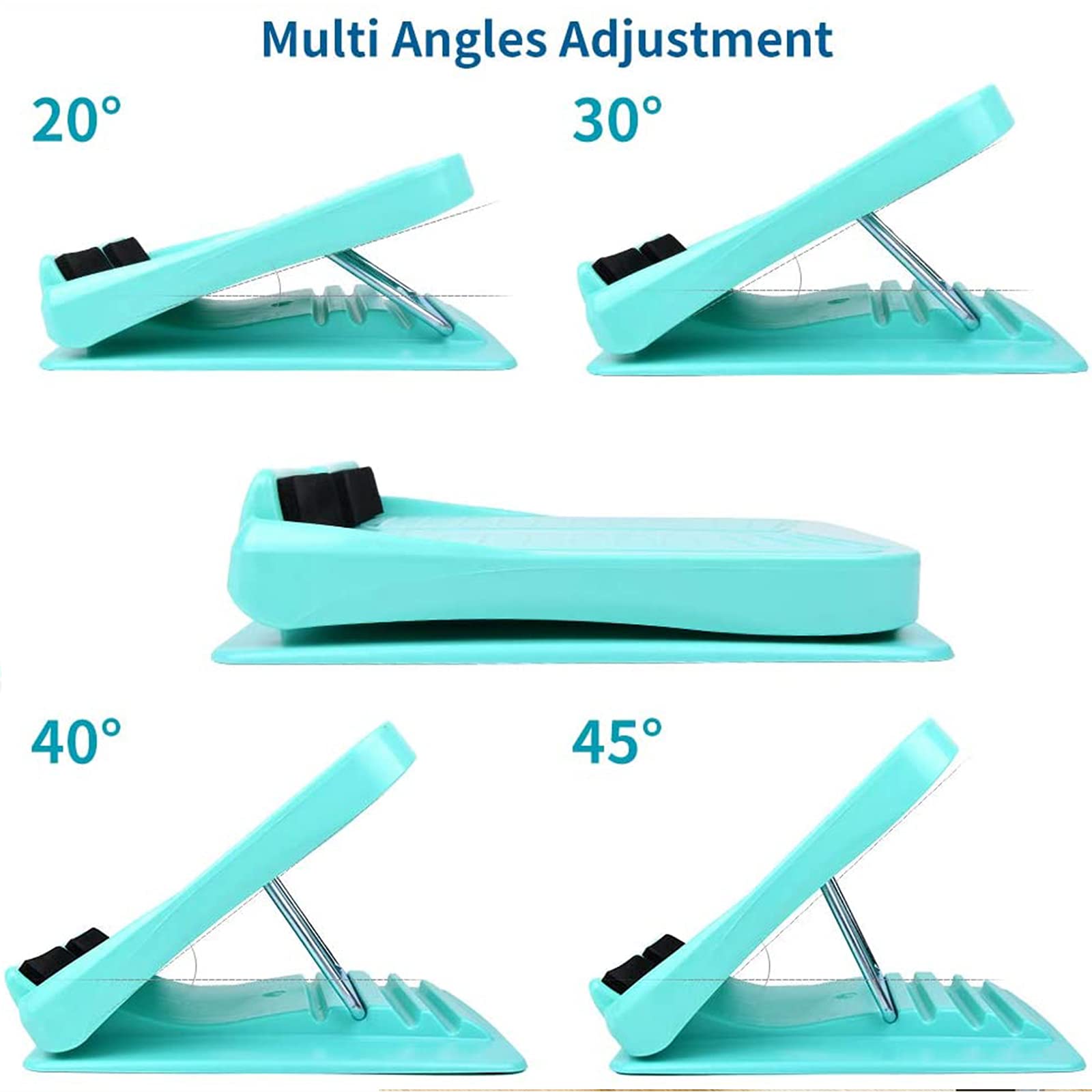 Adjustable Slant Board for Calf Stretching & Plantar Fasciitis Relief - Incline Stretch Board & Foot Stool for Strength Training & Leg Exercises - Perfect for Home Gym, Physical Therapy & Yoga Workouts