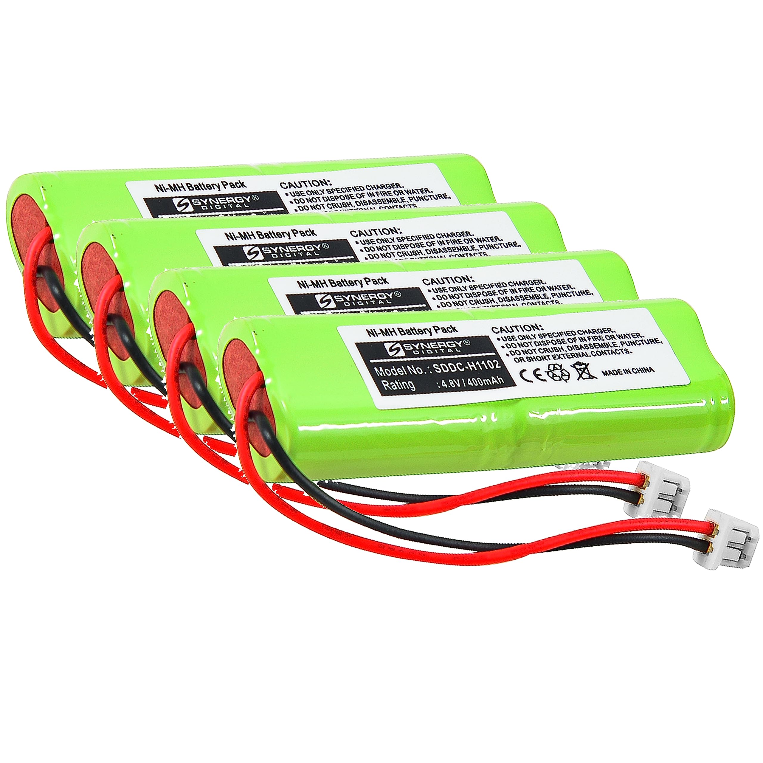 Synergy Digital Dog Collar Batteries - 4 Pack SDDC-H1102 Replacement Batteries Compatible with Dogtra BP-12RT Transmitter Collar | Perfect for Training, Hunting & Outdoor Activities with Your Dog
