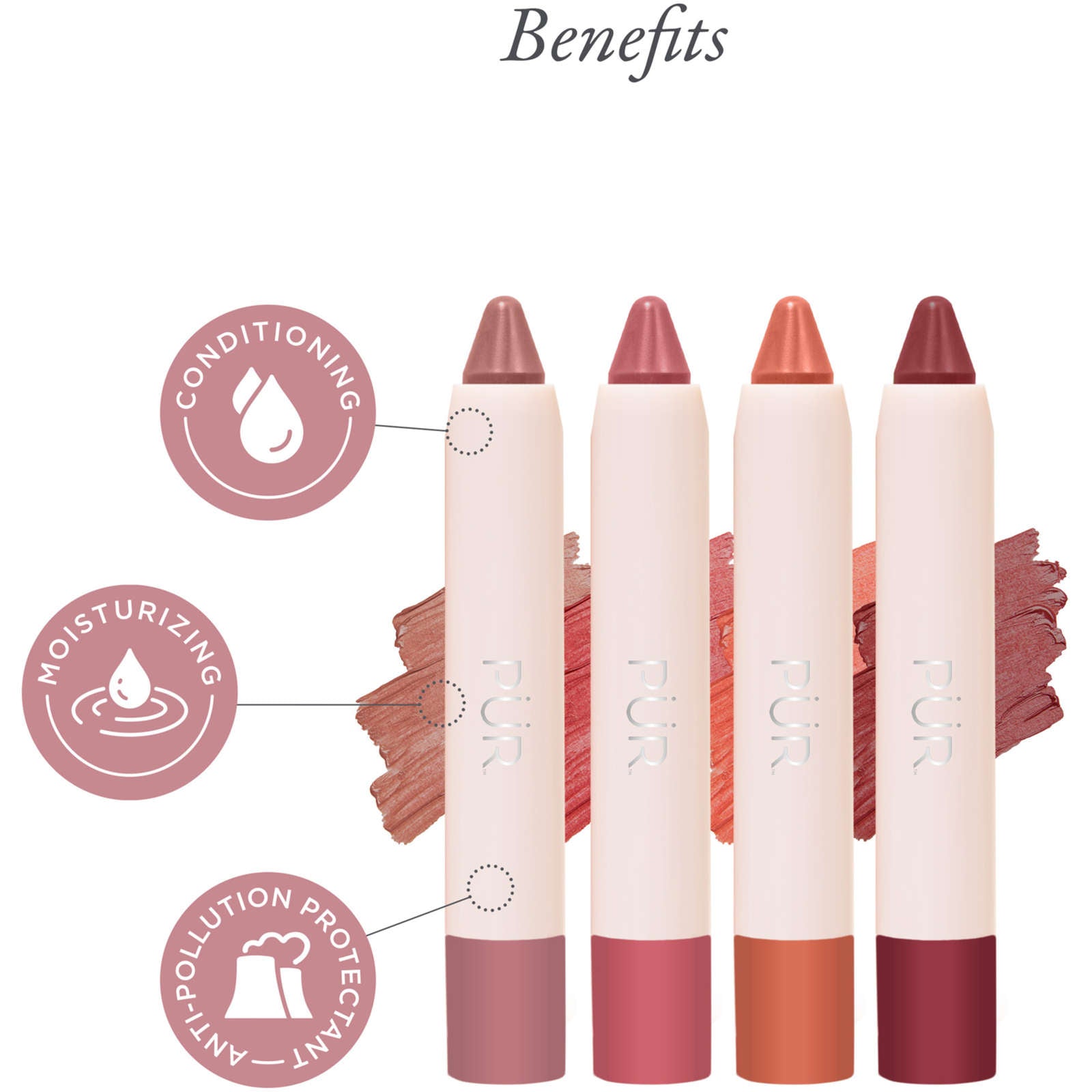 Pur Silky Pout Creamy Lipstick - Moisturizing & Long-Lasting Lipstick Stick with Multiple Shades (New in Box) - Perfect for Daily Wear, Parties, and Special Occasions