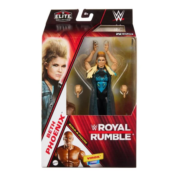 WWE Elite Collection Beth Phoenix Action Figure with Virgil BAF - WWE Royal Rumble Collectible Toy for Fans & Display - Perfect for Wrestling Enthusiasts and Home Decor