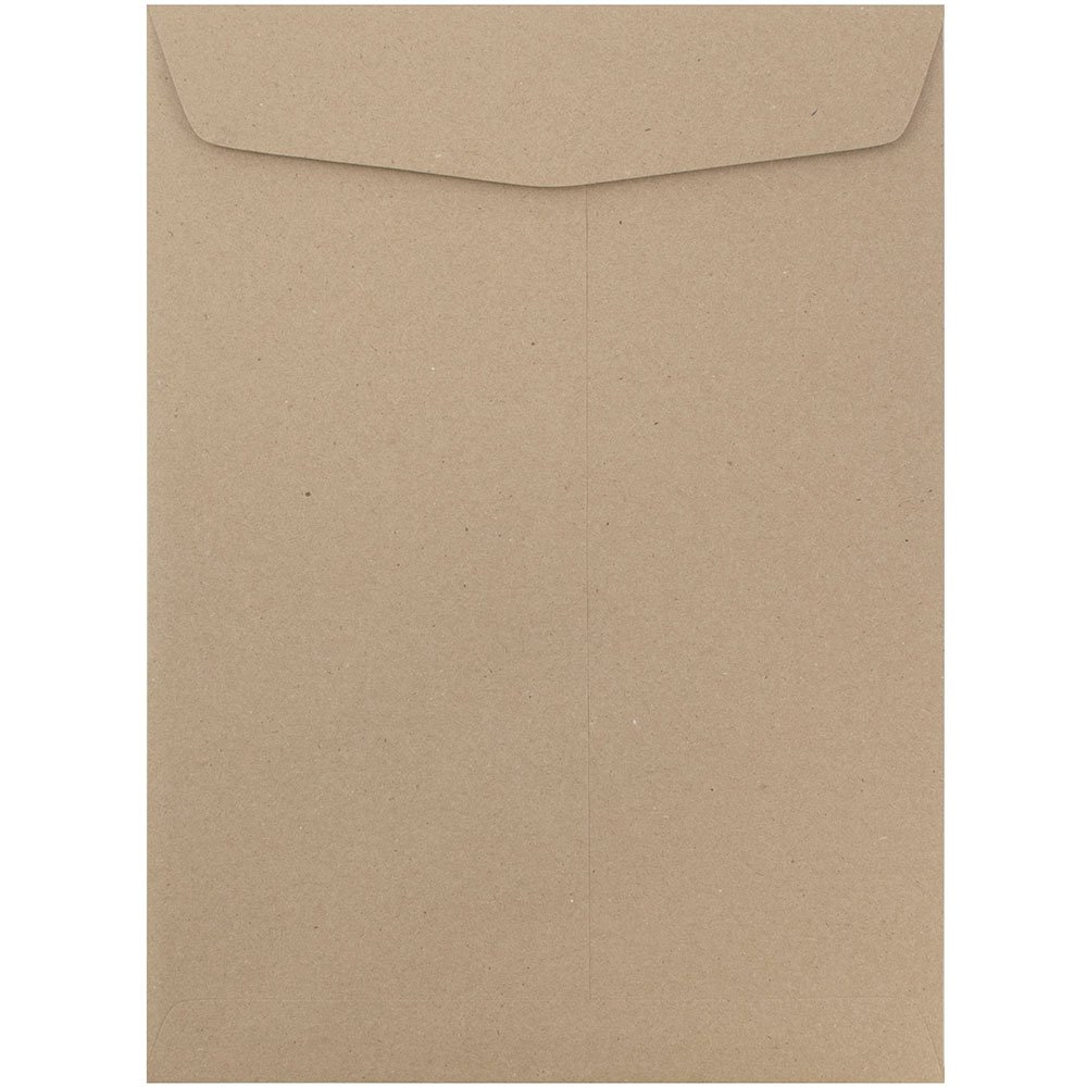 JAM PAPER 10 x 13 Inch Open End Catalog Envelopes - Premium Brown Kraft Paper - Bulk Pack of 250 - Perfect for Mailing, Business Correspondence & Office Supplies