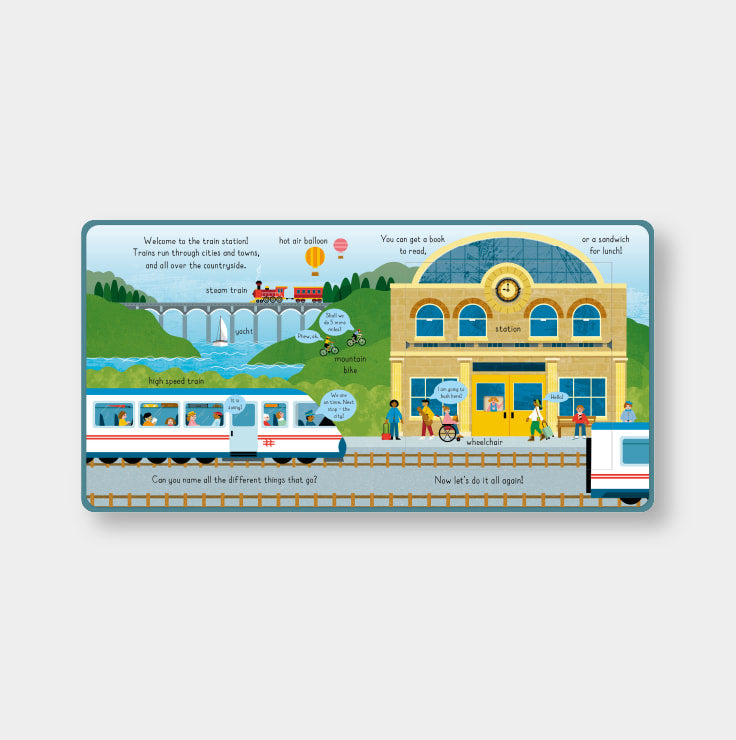 Peek Inside Things That Go Board Book – Interactive Lift-the-Flap Children's Book About Vehicles | Perfect for Toddlers & Preschool Learning, Bedtime Stories, and Travel Activities